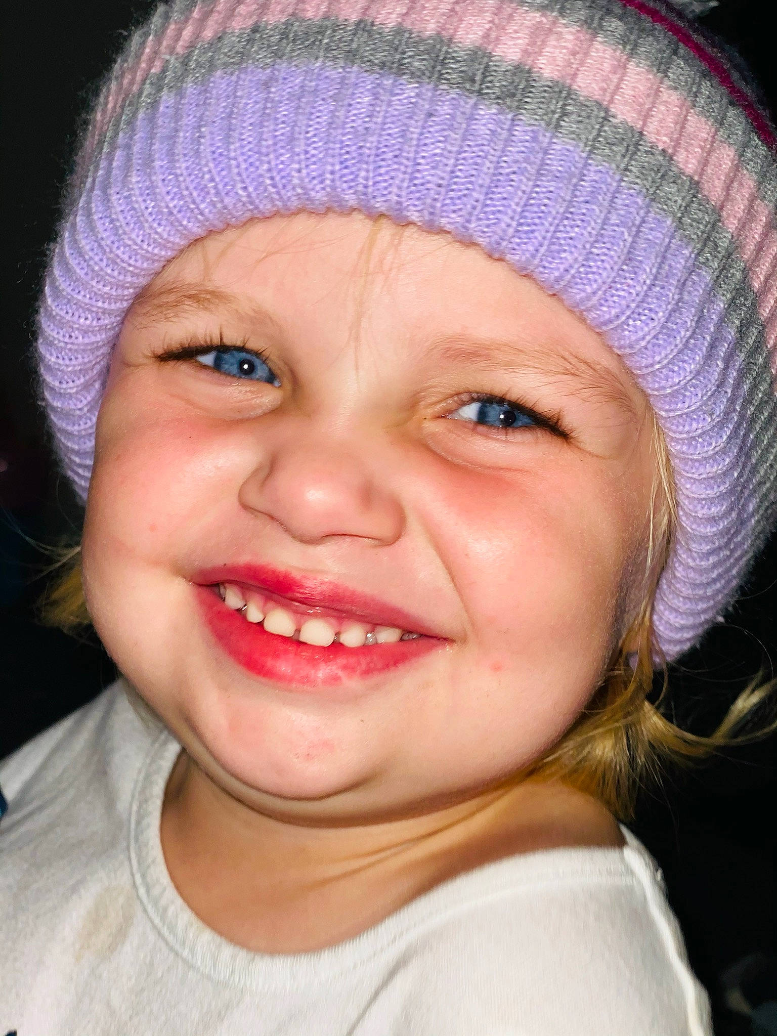 Brittlynn joined the competition — help win amazing prizes! cap, cheek, chin, clothing, eye, eyebrow, face, facial_expression, forehead, hairstyle, head, headwear, human, human_body, joy, lip, mouth, nose, organ, person