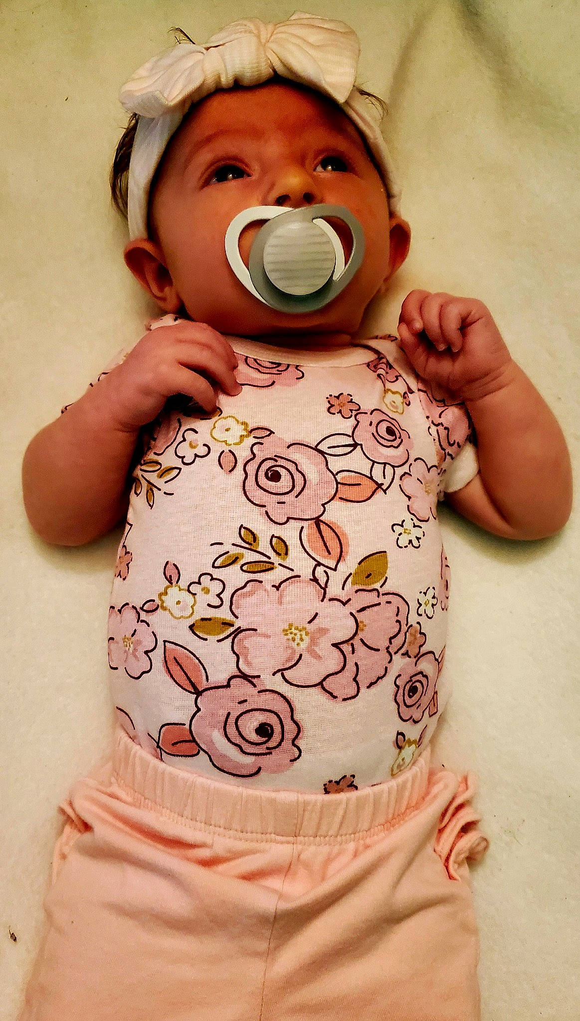 Austin joined the competition — help win amazing prizes! baby, baby_toddler_clothing, cheek, child, eye, eyelash, face, gesture, hand, happy, head, human_body, lip, neck, nose, person, pink, skin, sleeve, toddler