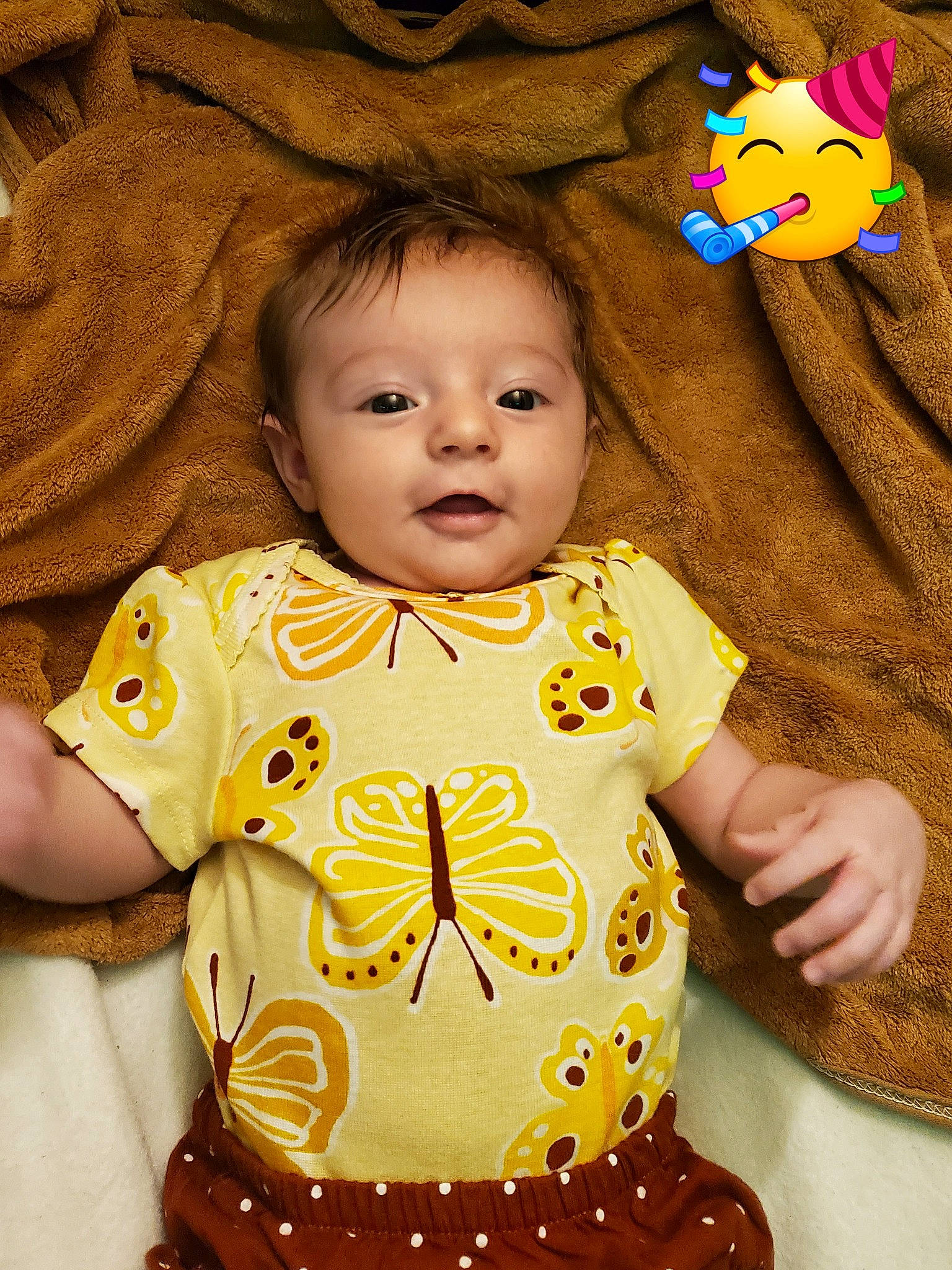 Austin joined the competition — help win amazing prizes! baby, baby_toddler_clothing, beauty, cheek, child, dress, eye, face, facial_expression, happy, head, iris, organ, person, product, skin, sleeve, smile, t_shirt, textile