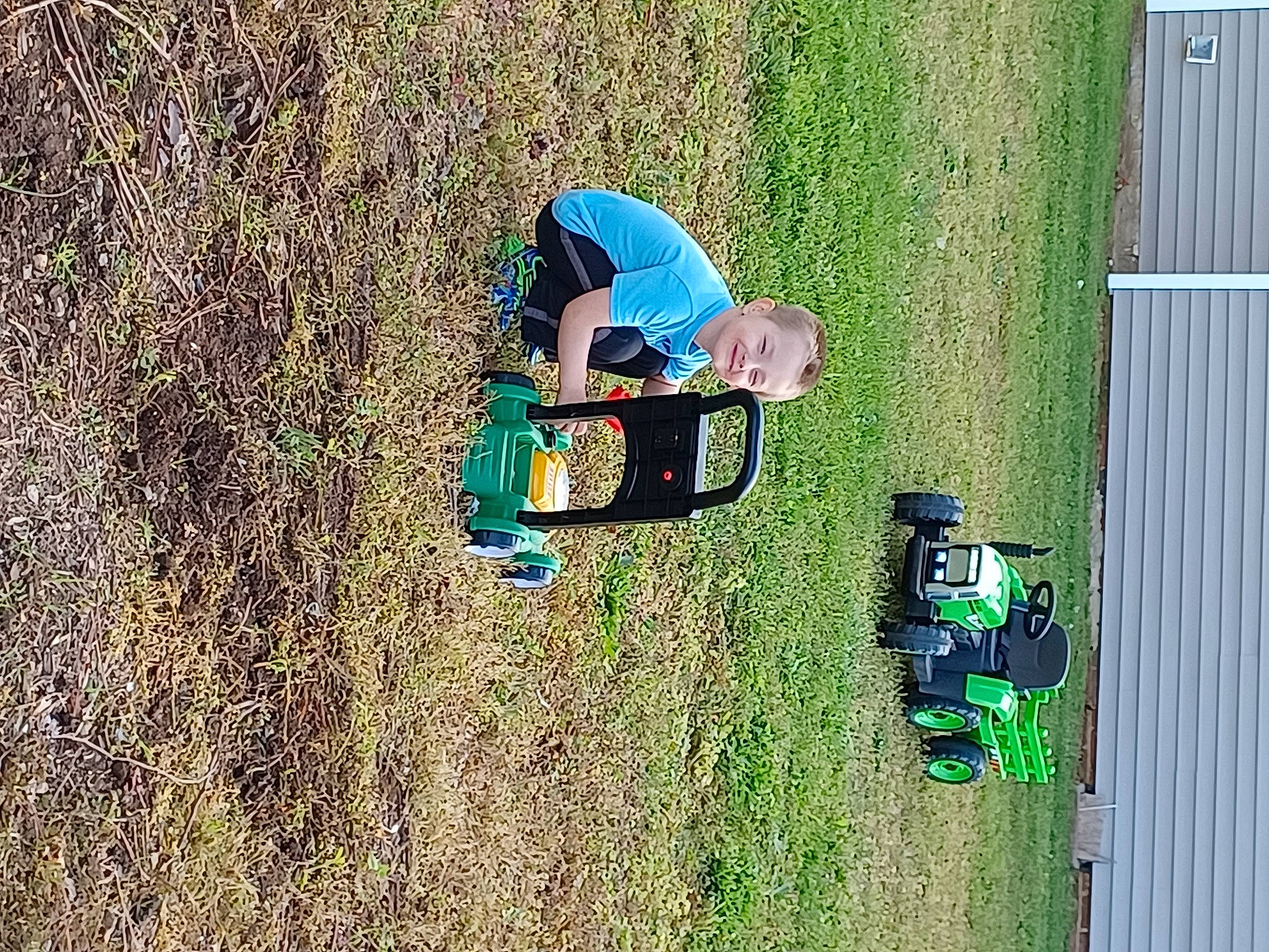 Grayson is registered to the contest to win money with this photo: child, fun, grass, grass_family, grassland, joy, landscape, lawn, leisure, mammal, nature, people_in_nature, person, plant, play, recreation, shrub, soil, toddler, tree
