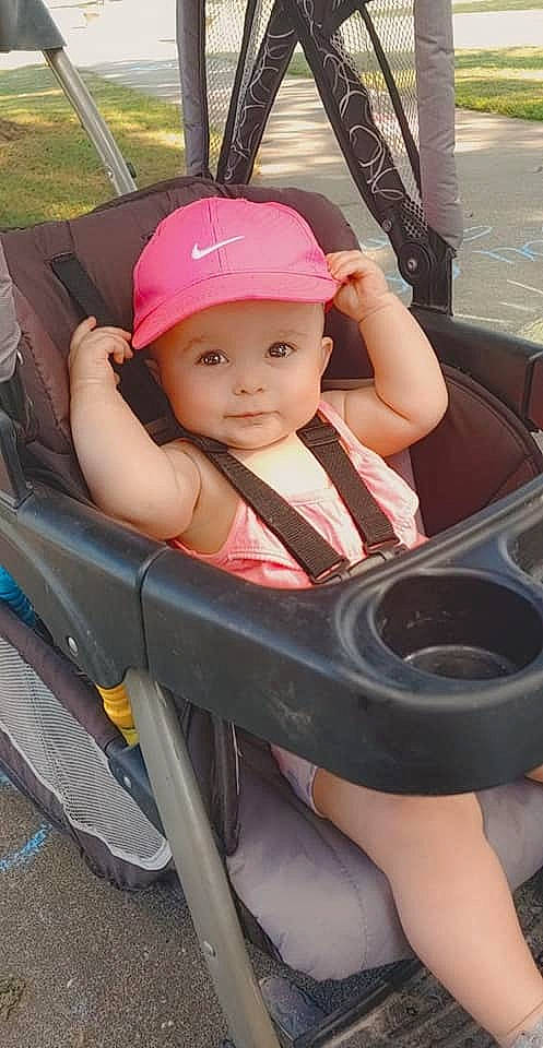 Maci joined the competition — help win amazing prizes! baby_products, child, headwear, person, product, toddler