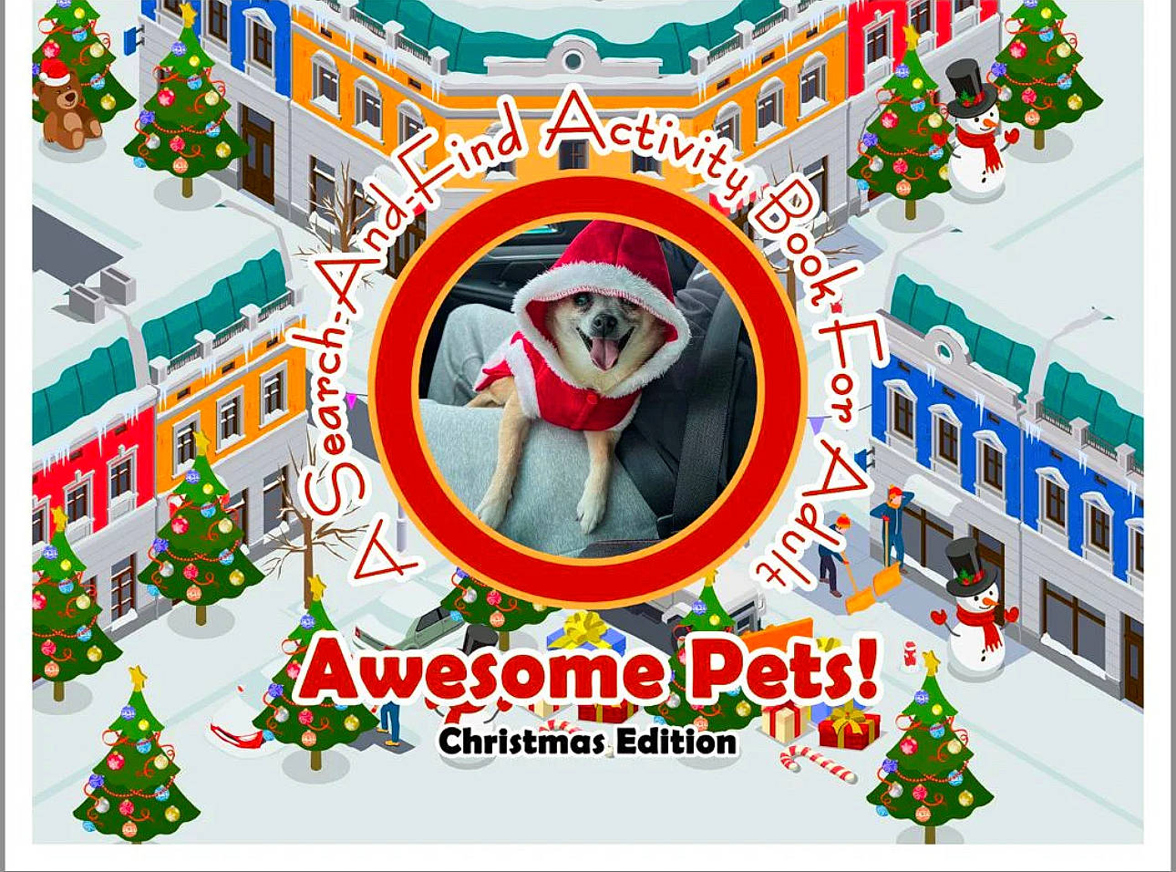 Chico joined the competition — help win amazing prizes! advertising, building, christmas_decoration, circle, event, facade, font, fun, graphic_design, graphics, green, hat, holiday, logo, pole, recreation, sign, signage, urban_design, window