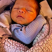 Atlas is registered to the contest to win money with this photo: baby, bedding, bedtime, blanket, closeup, cozy, cute, eyelashes, face, hair, head, infant, lips, newborn, nose, peaceful, portrait, sleeping, soft_texture, swaddle