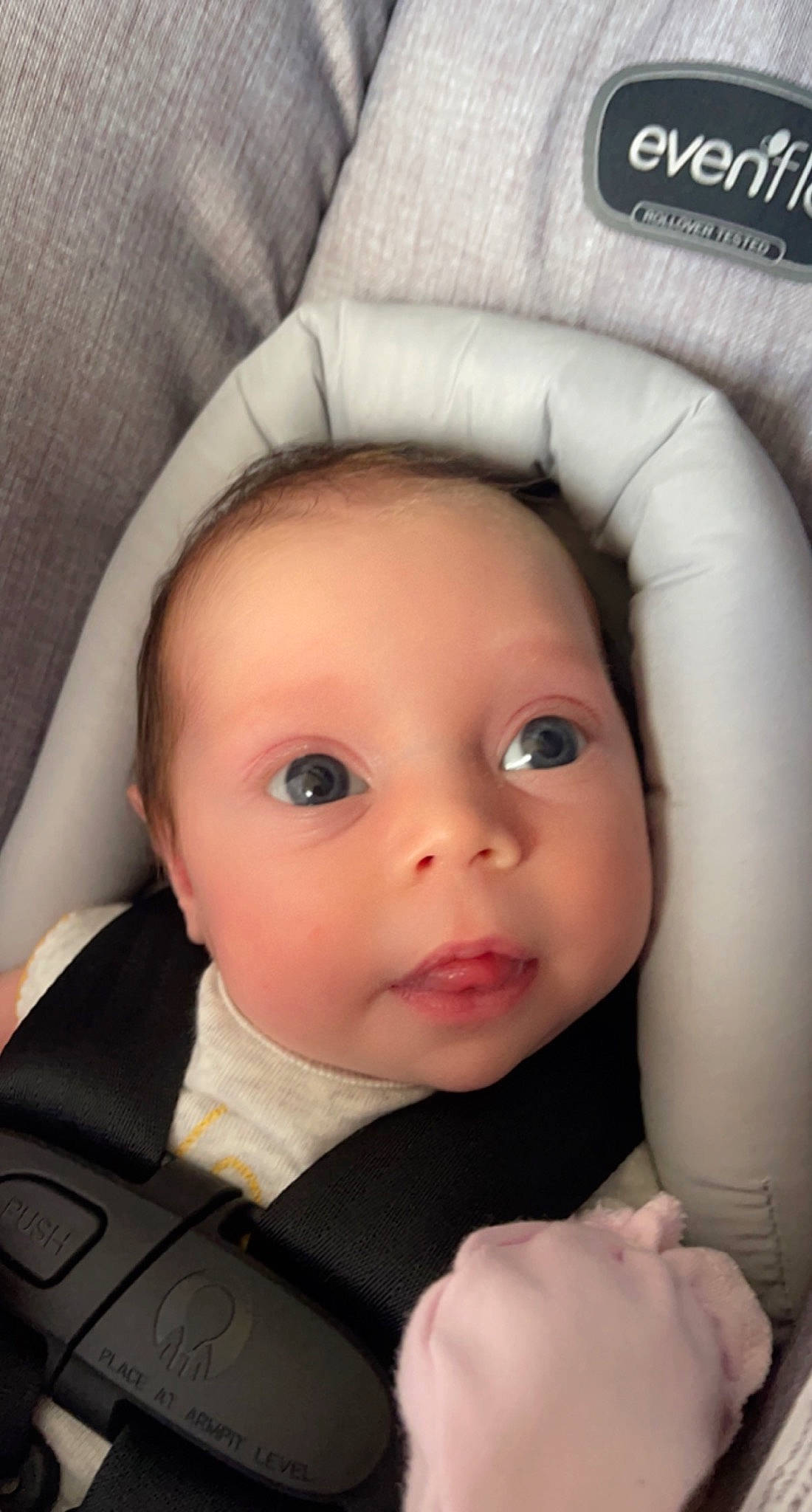 Trinity joined the competition — help win amazing prizes! baby, cheek, chin, comfort, eyebrow, eyelash, face, facial_expression, flash_photography, human, iris, lip, mouth, nose, organ, outerwear, person, product, skin, textile