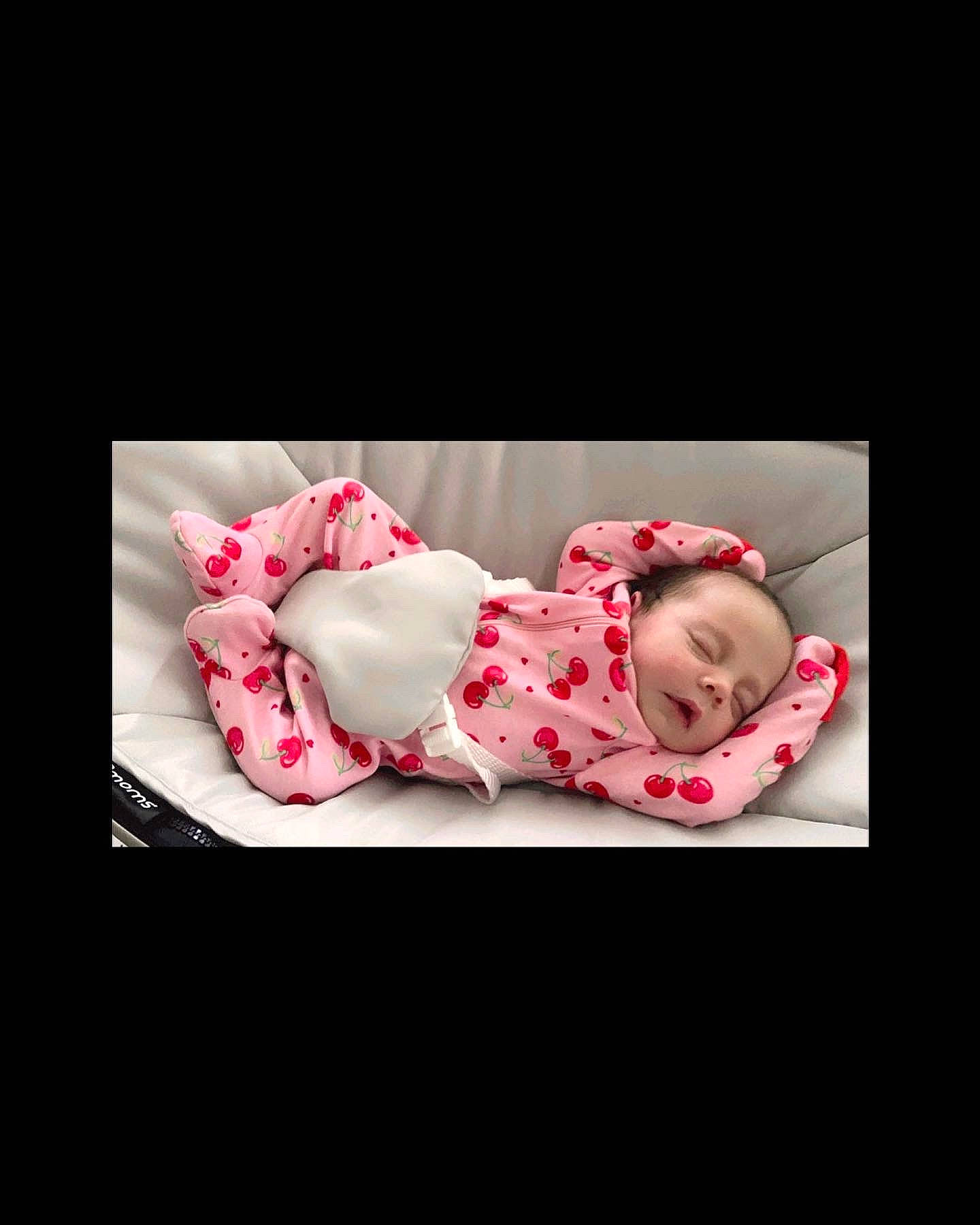 Trinity joined the competition — help win amazing prizes! baby, baby_products, baby_sleeping, baby_toddler_clothing, carmine, child, comfort, flash_photography, font, happy, magenta, pattern, person, portrait_photography, sitting, sleeve, still_life_photography, toddler