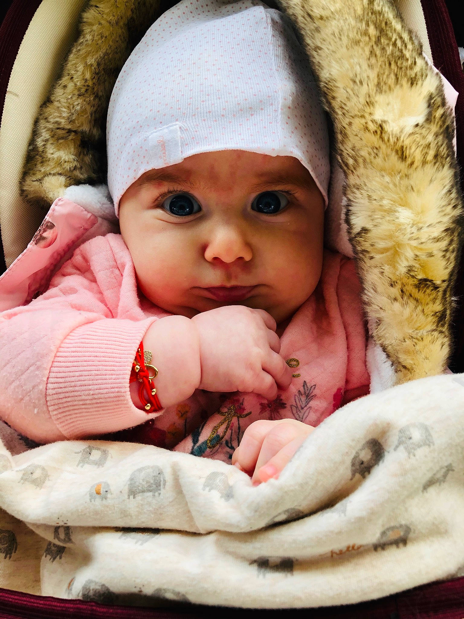 Anabella joined the competition — help win amazing prizes! baby, baby_products, cheek, child, eye, face, head, headwear, lip, mouth, nose, person, skin, smile, toddler