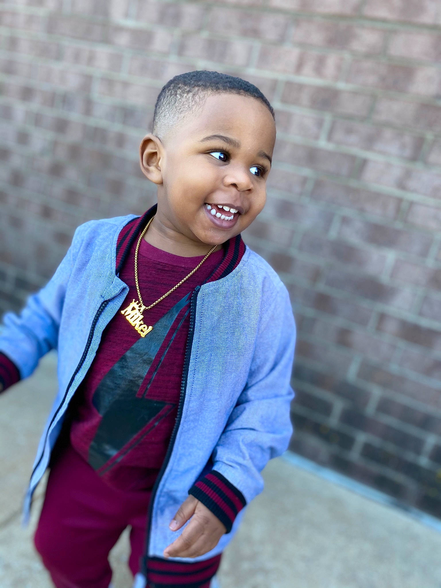 Mikel joined the competition — help win amazing prizes! adaptation, brick, buzz_cut, caesar_cut, child_model, jewellery, joy, person, s_curl, street_fashion