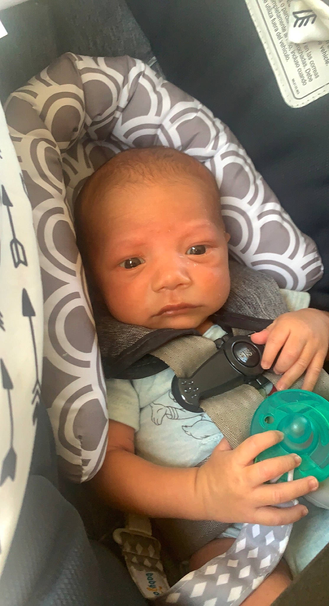 Kaison joined the competition — help win amazing prizes! arm, baby, baby_toddler_clothing, cheek, comfort, cool, eye, eyebrow, facial_expression, finger, hairstyle, hand, iris, mouth, nail, nose, person, skin, sleeve, smile