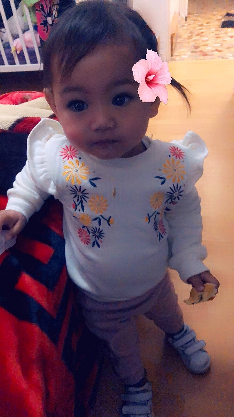 Heikura participe au concours pour gagner de l'argent avec cette photo : baby, baby_toddler_clothing, cheek, child, person, pink, skin, toddler