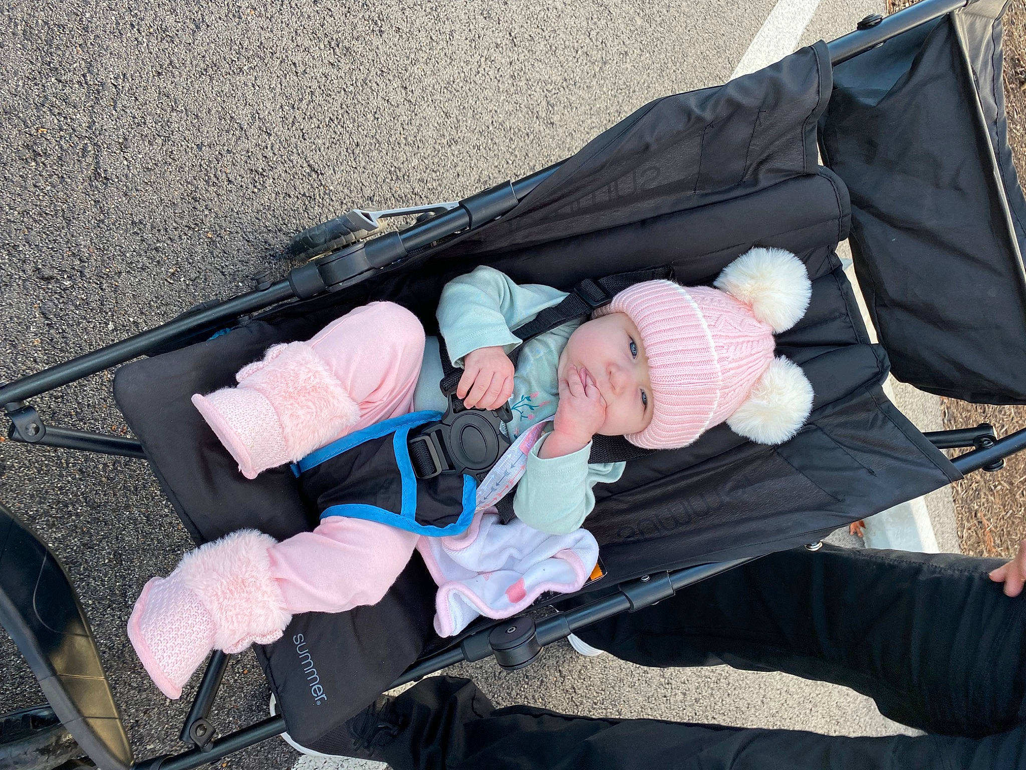 Ameya is registered to the contest to win money with this photo: baby, baby_carriage, baby_products, child, comfort, headwear, lap, person, recreation, sitting, toddler