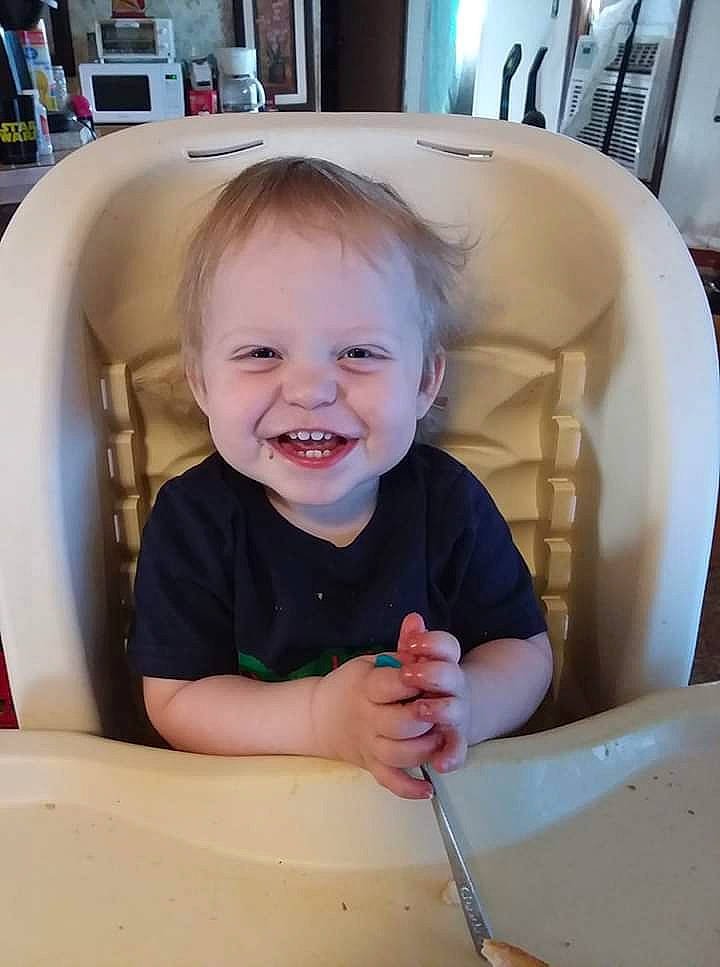 Joe joined the competition — help win amazing prizes! baby, child, facial_expression, joy, person, smile, toddler