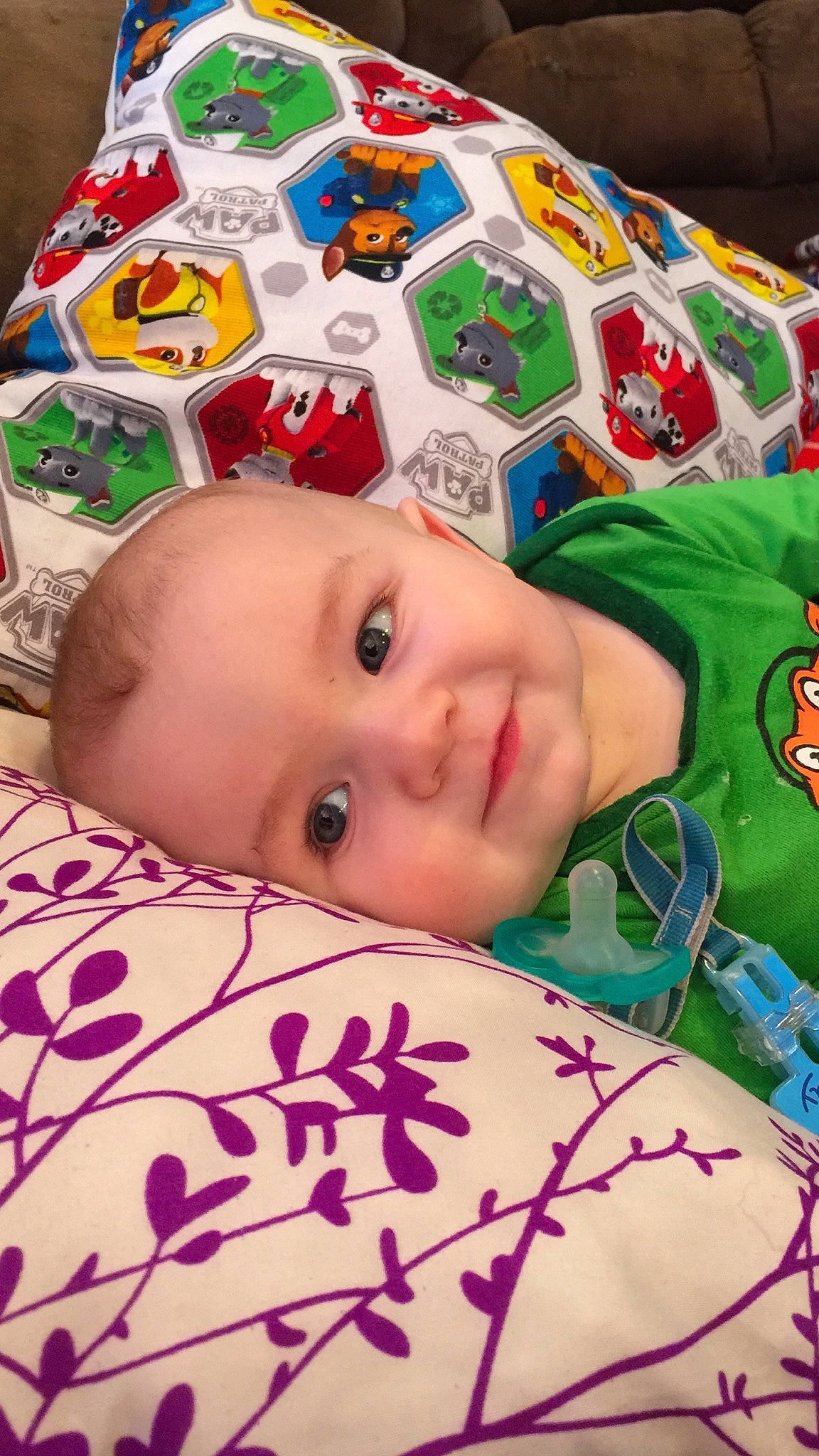 Brendan joined the competition — help win amazing prizes! baby, bedtime, cheek, child, head, mouth, person, toddler