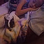 Diego joined the competition — help win amazing prizes! child, sleeping, blanket, dog, cuddling, cozy, indoor, resting, comfort, pet, animal, young, peaceful, relaxation, soft, warm_lighting, home, fur, face, human