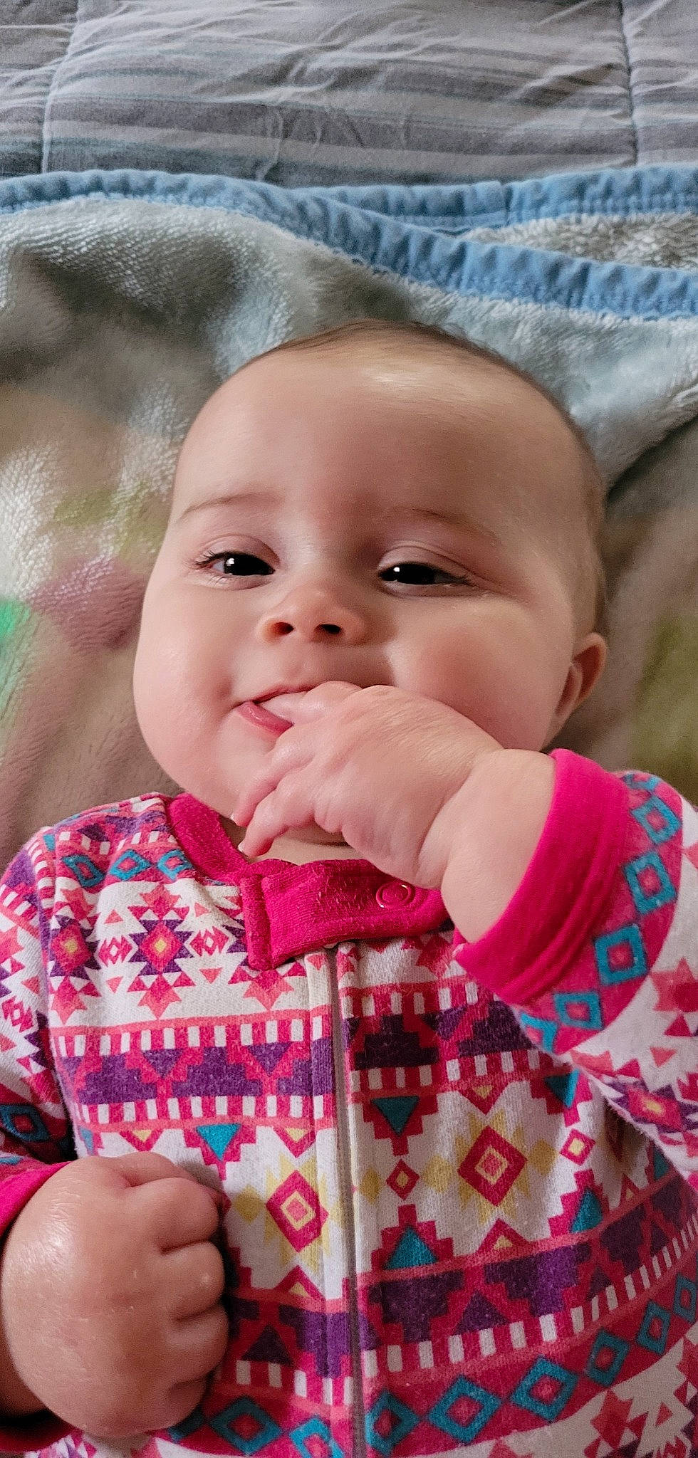 Zalaney joined the competition — help win amazing prizes! baby, baby_toddler_clothing, cheek, chin, dress, finger, gesture, hand, happy, head, iris, lip, mouth, nose, person, pink, skin, sleeve, smile, textile