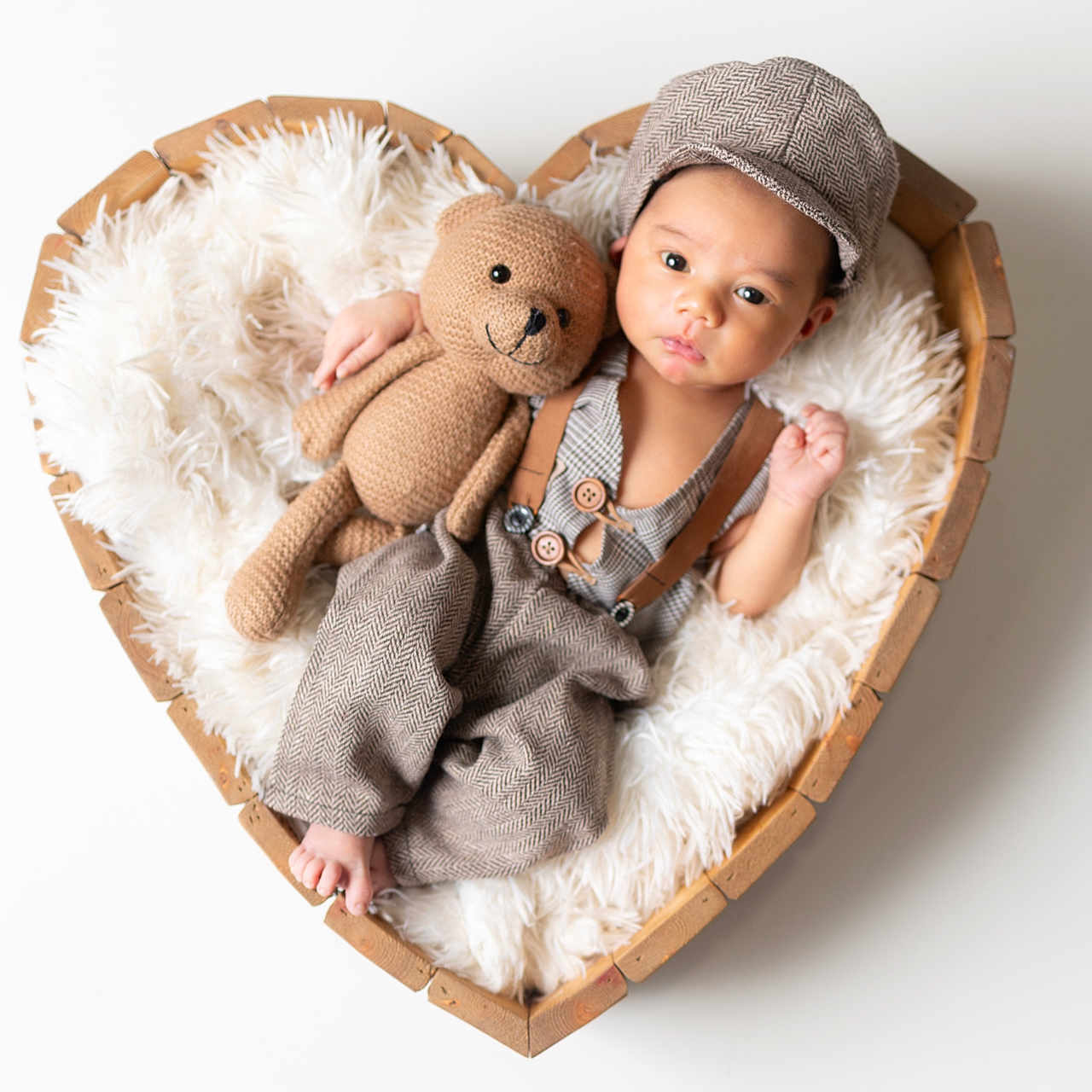 Lorenzo joined the competition — help win amazing prizes! animal, baby, basket, blanket, bonnet, clothing, crib, doll, face, furniture, hat, head, newborn, person, pet, photography, plush, portrait, teddybear, toy