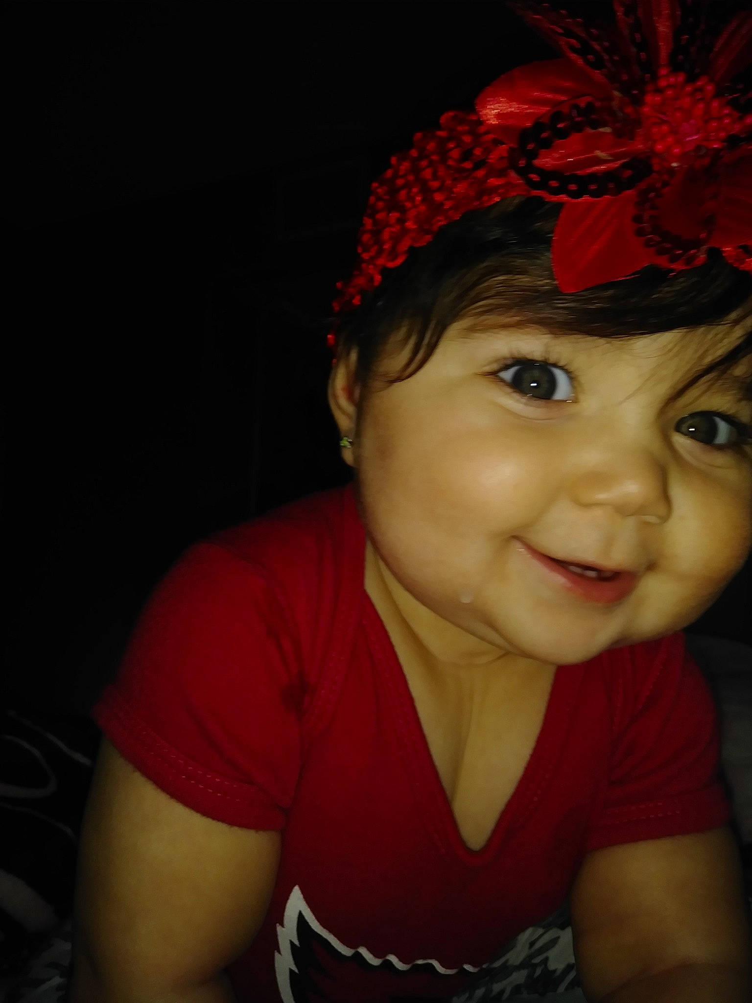 Ava-rose joined the competition — help win amazing prizes! beauty, black_hair, cheek, chin, eyebrow, face, fashion_accessory, forehead, hair, hair_accessory, headband, headgear, headpiece, headwear, joy, lip, nose, person, portrait, red