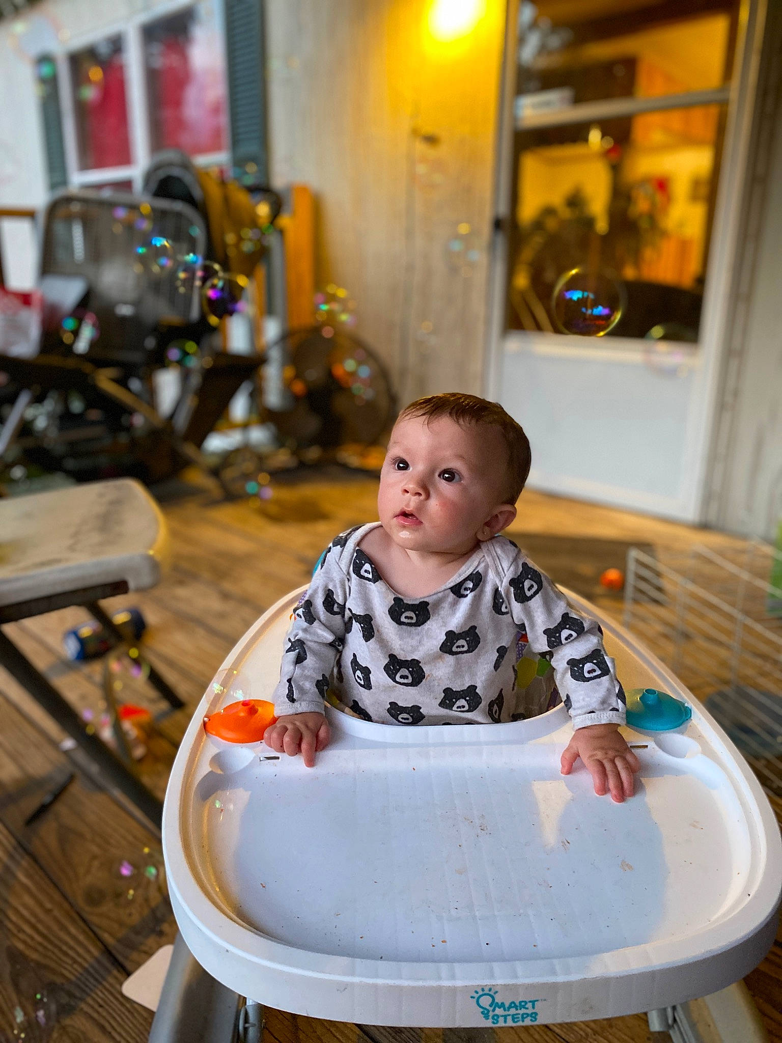 Xander joined the competition — help win amazing prizes! baby, baby_products, baby_toddler_clothing, bathing, child, comfort, flooring, fun, happy, houseplant, leisure, person, play, sitting, sleeve, smile, surprise, t_shirt, toddler, water