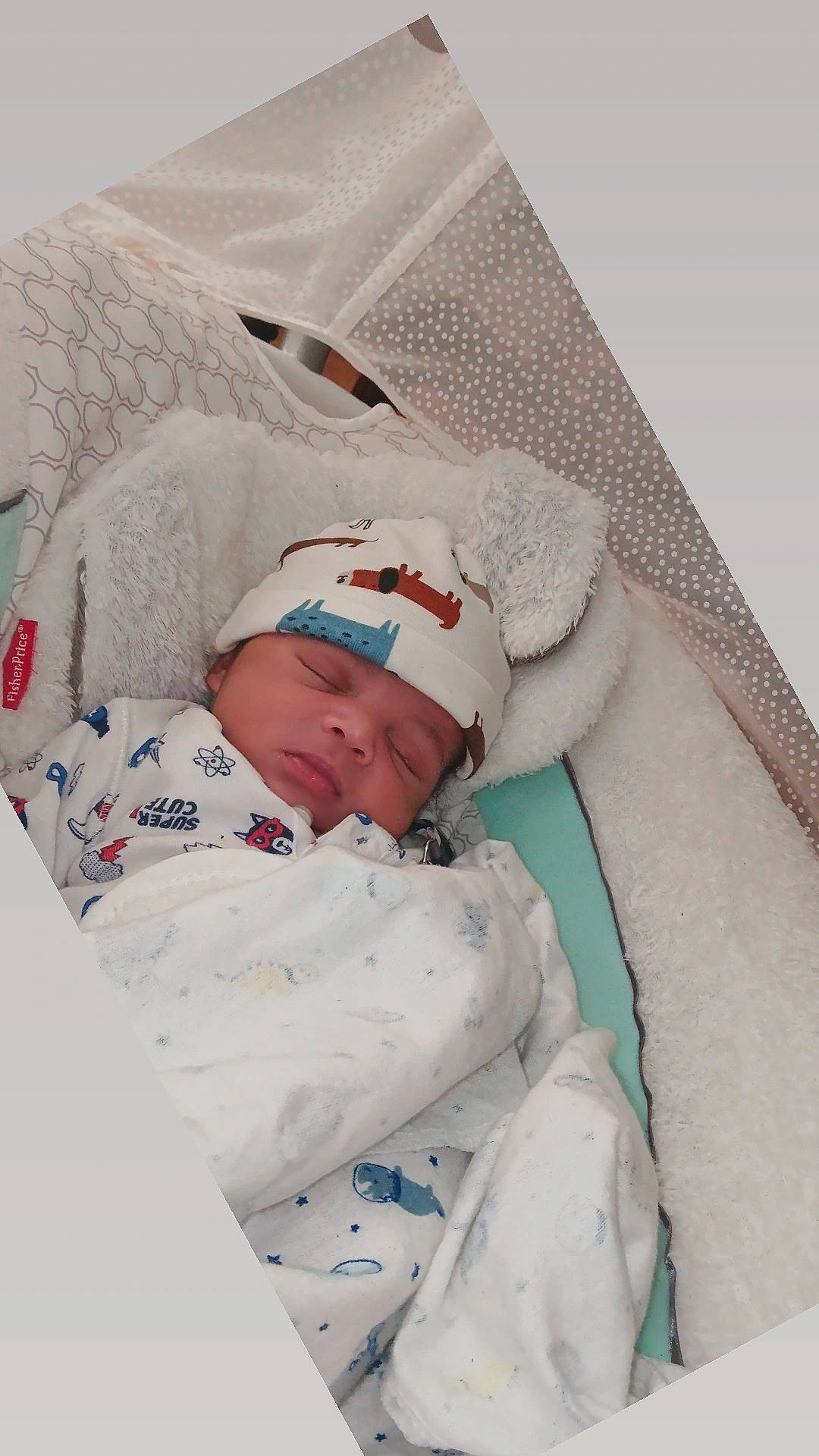 Karter joined the competition — help win amazing prizes! baby, baby_products, baby_safety, baby_sleeping, baby_toddler_clothing, bedding, bedtime, child, comfort, headwear, linens, nap, pattern, person, room, sleep, textile, toddler