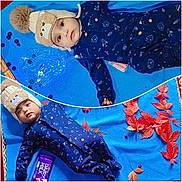 Azlaan joined the competition — help win amazing prizes! autumn_leaves, baby, bear_hat, biscuits, blue_blanket, blueberries, child, chocolate_bar, colorful, cozy, cute, footed_pajamas, hat, infant, lying_down, portrait, props, smiling, soft_texture, space_onesie