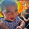 Billy joined the competition — help win amazing prizes! baby, child, smile, face, person, baseball, stadium, crowd, outdoor, daylight, sports, field, audience, happy, clothing, hand, closeup, event, seating, people
