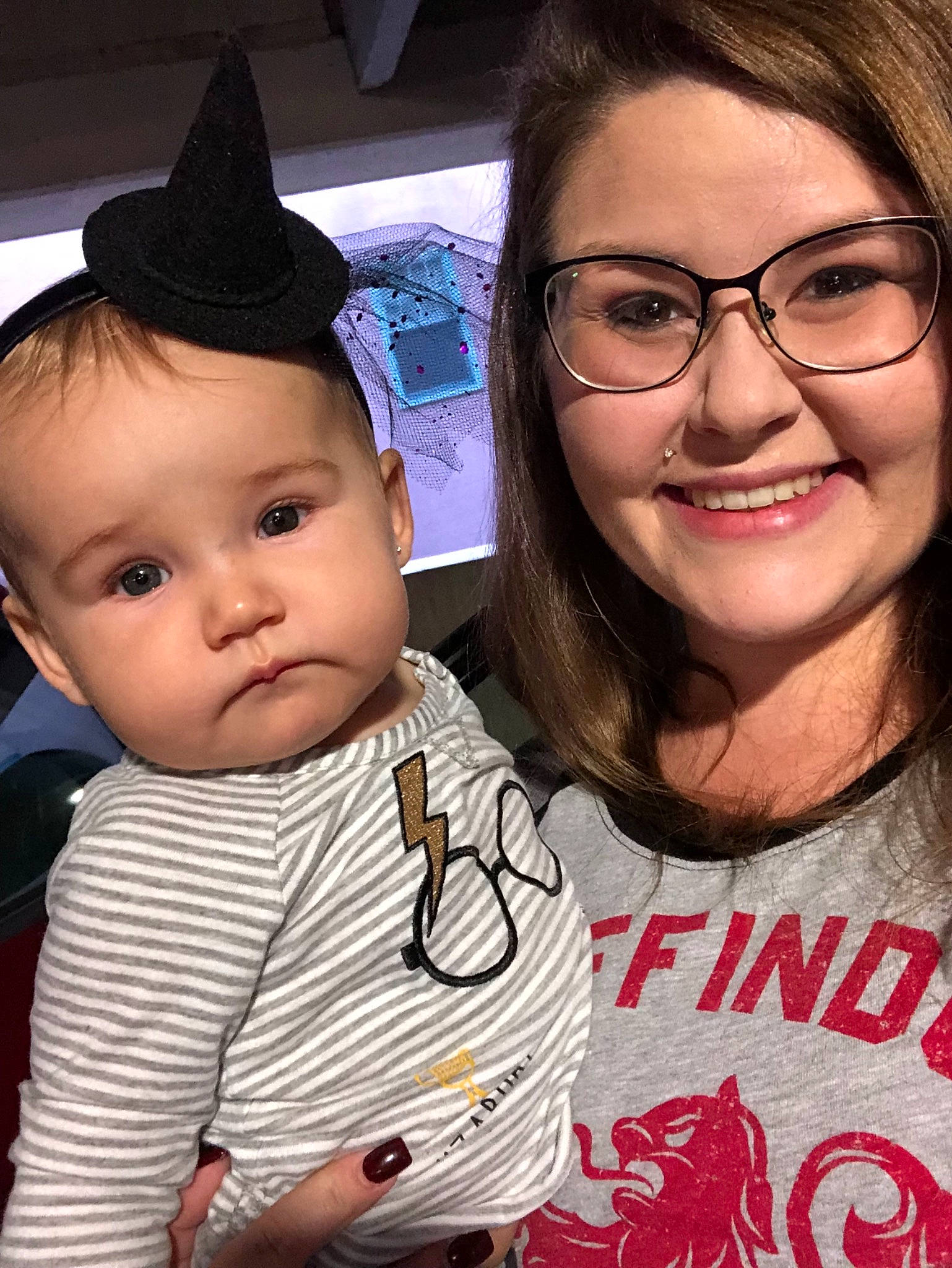 Emmarie is registered to the contest to win money with this photo: baby, cheek, child, daughter, ear, eyewear, fun, glasses, head, joy, person, photography, selfie, smile, toddler, vision_care
