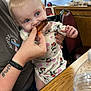 Eleanor joined the competition — help win amazing prizes! baby, bodypart, chair, computerhardware, eating, electronics, face, finger, food, furniture, hand, hardware, head, indoors, monitor, person, photography, portrait, screen, table