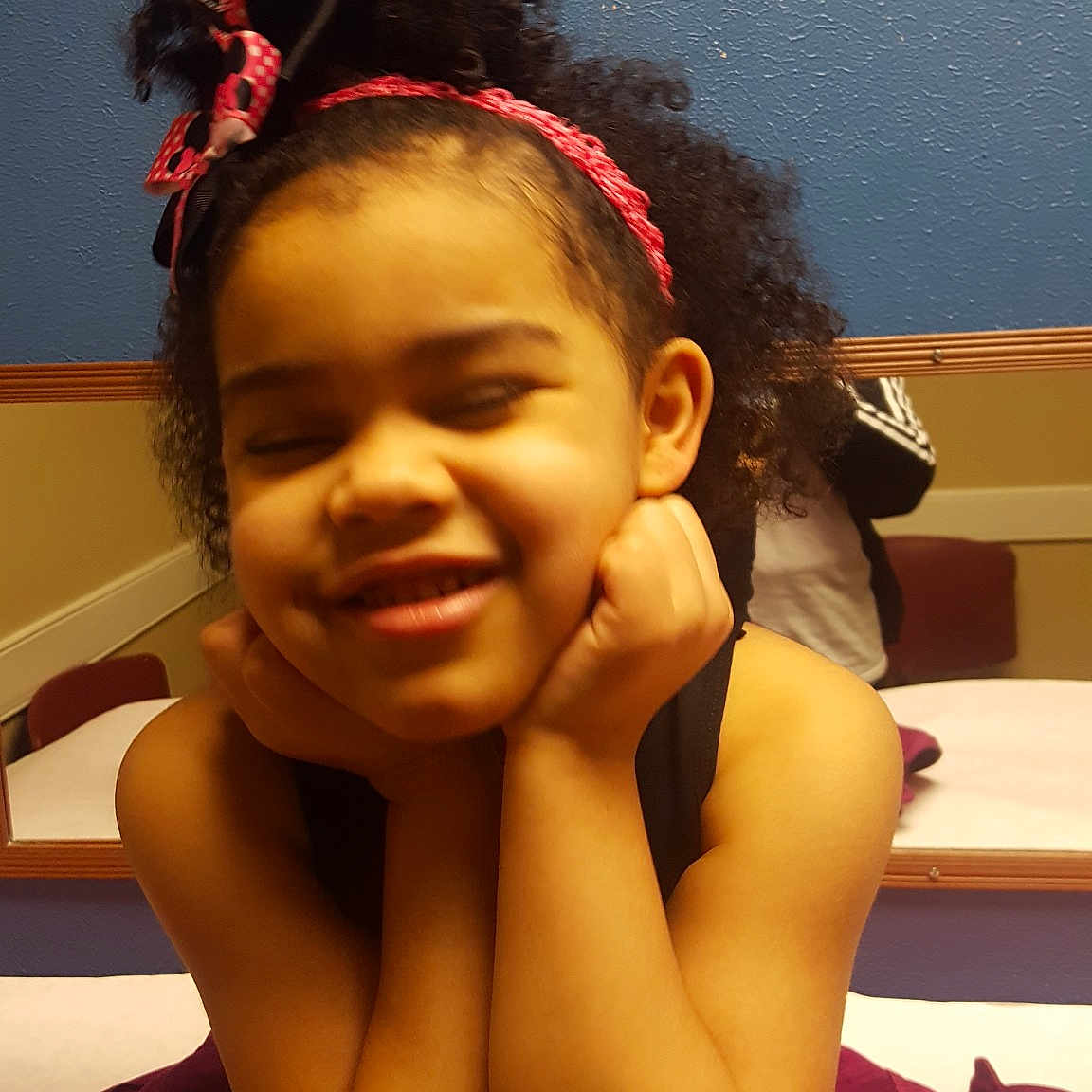 Destanie joined the competition — help win amazing prizes! arm, black_hair, child, ear, forehead, hair, hairstyle, joy, neck, person