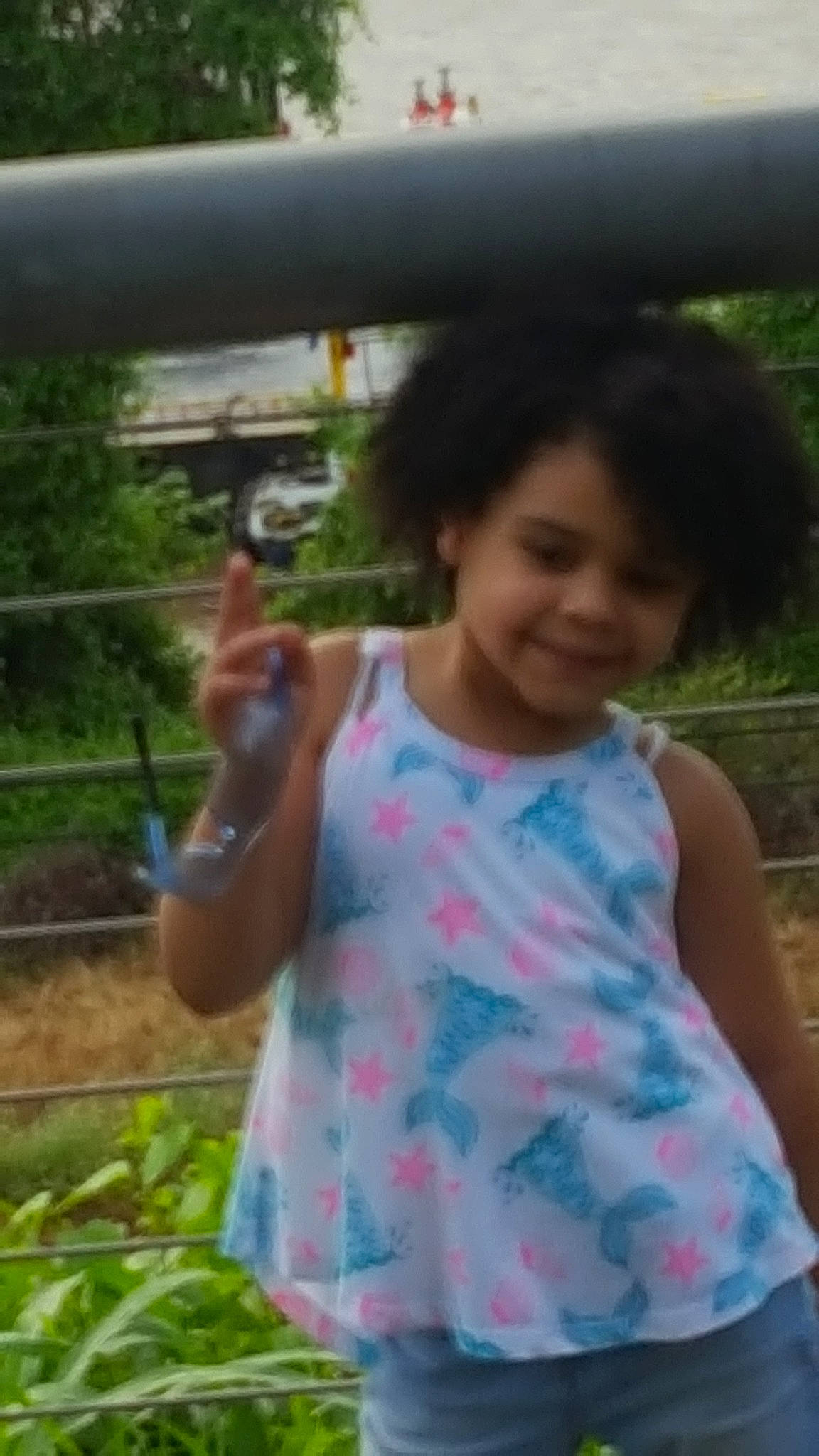 Destanie is registered to the contest to win money with this photo: child, fun, grass, joy, leisure, person, plant, play, smile, snapshot, summer, toddler, tree, vacation