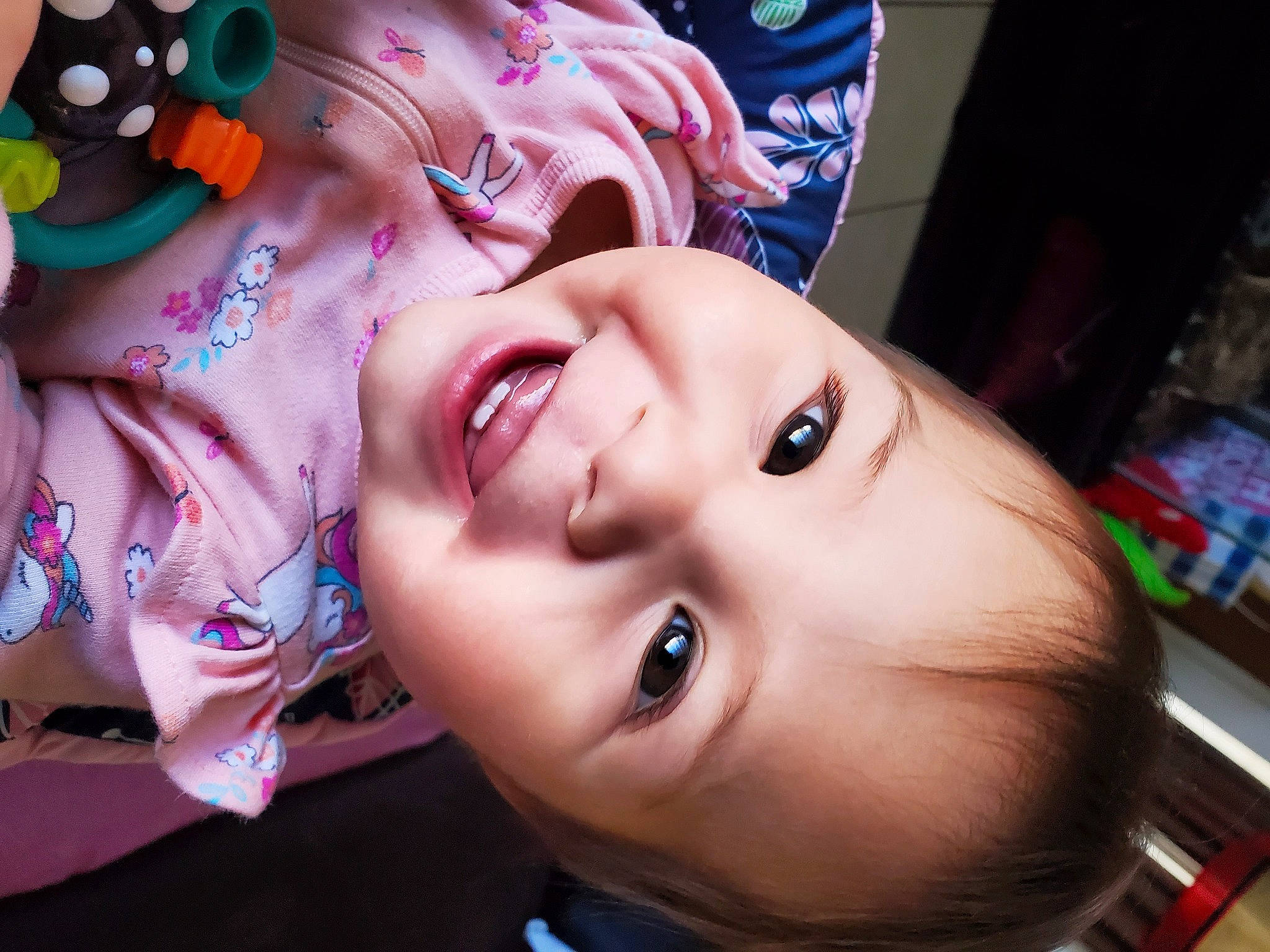 Nylin Sky is registered to the contest to win money with this photo: baby, cheek, chin, ear, eyebrow, eyelash, forehead, fun, happy, headgear, iris, leisure, lip, mouth, neck, nose, person, pink, skin, smile