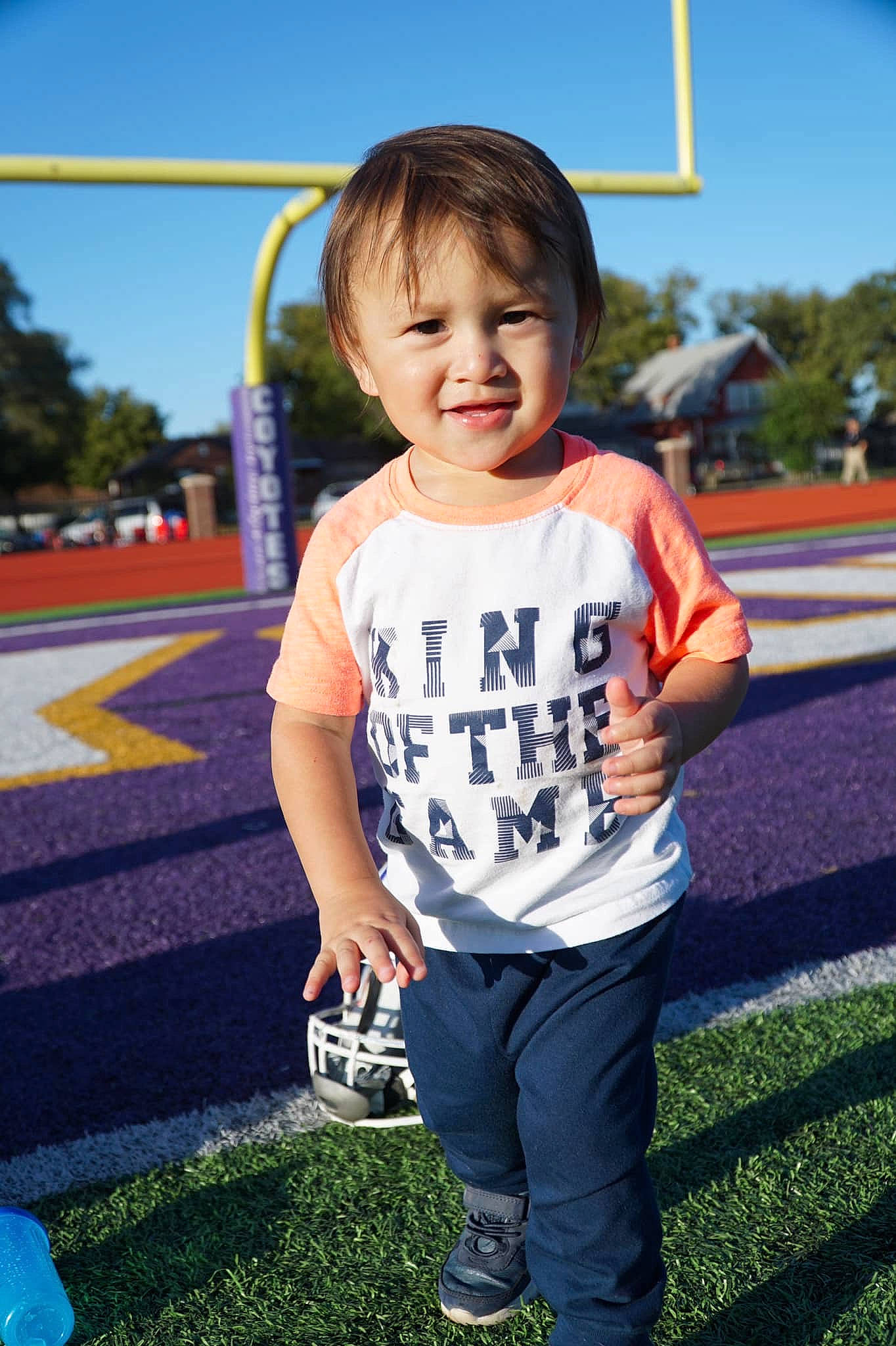 Kobe joined the competition — help win amazing prizes! baby, beauty, child, city, fun, grass, happy, joy, park, people, person, photography, play, playground, public_space, recreation, smile, snapshot, summer, t_shirt