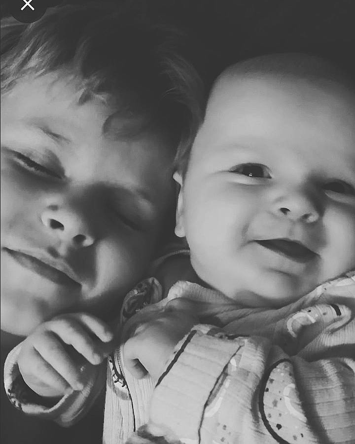 Scarlette is registered to the contest to win money with this photo: black, black_and_white, cheek, chin, eyebrow, finger, flash_photography, forehead, gesture, hairstyle, hand, happy, iris, lip, mouth, nose, person, product, skin, smile