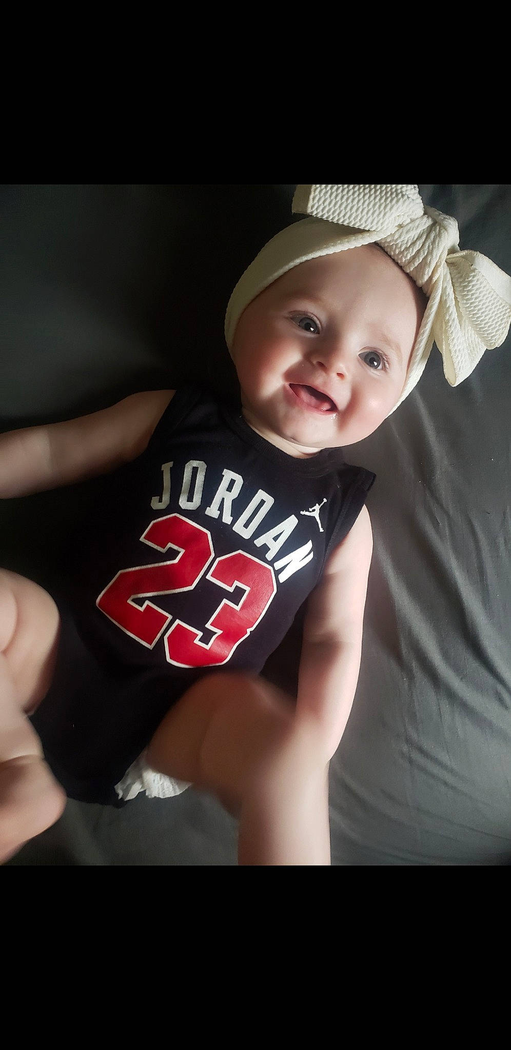 Vaeda joined the competition — help win amazing prizes! baby, baby_toddler_clothing, baseball_cap, cap, chest, elbow, eye, face, fashion_accessory, finger, flash_photography, happy, human_leg, knee, lip, person, sleeve, smile, sportswear, t_shirt