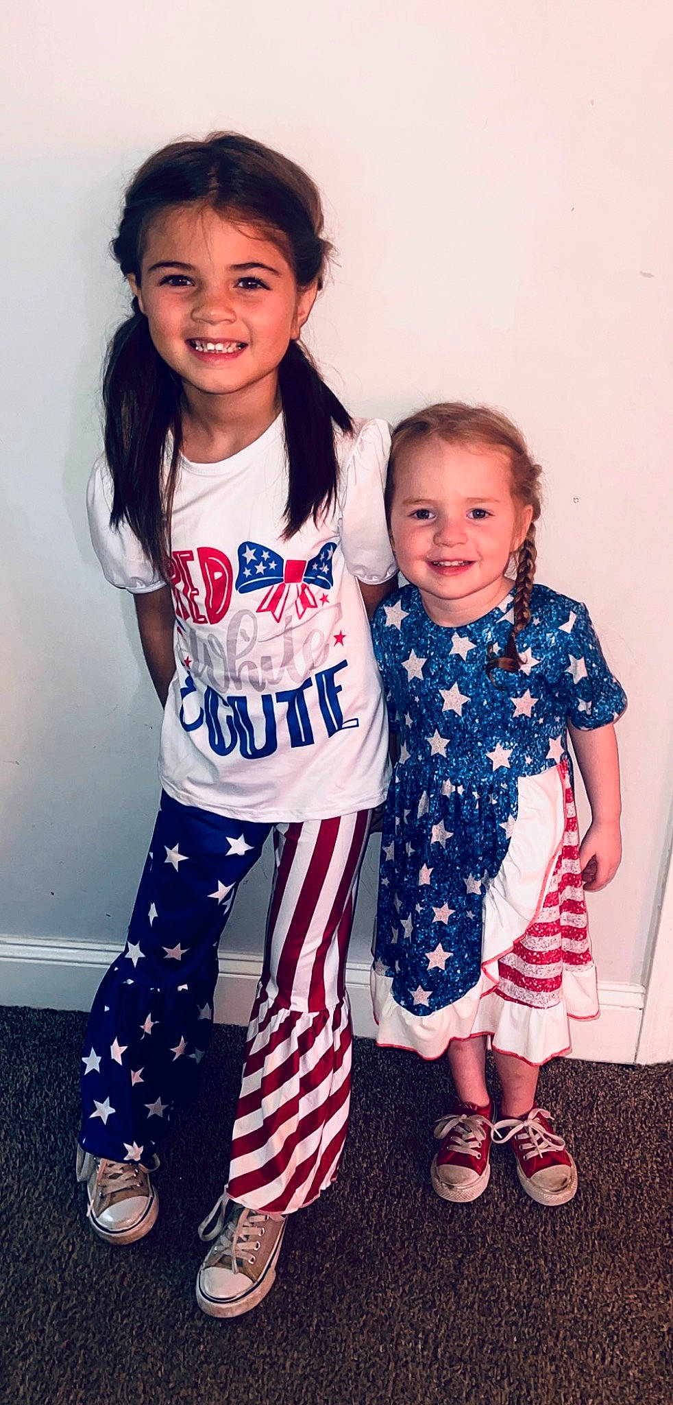 Harper joined the competition — help win amazing prizes! baby_toddler_clothing, child, electric_blue, event, facial_expression, fashion_design, flash_photography, fun, gesture, happy, joy, pattern, person, sandal, shoe, sleeve, smile, standing, t_shirt, toddler