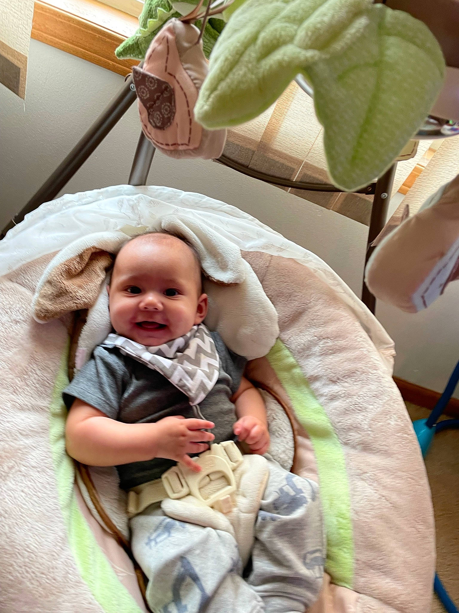 Mateo joined the competition — help win amazing prizes! baby, baby_products, baby_safety, baby_toddler_clothing, bedding, child, comfort, event, green, hat, infant_bed, joy, linens, person, product, room, sitting, skin, textile, toddler