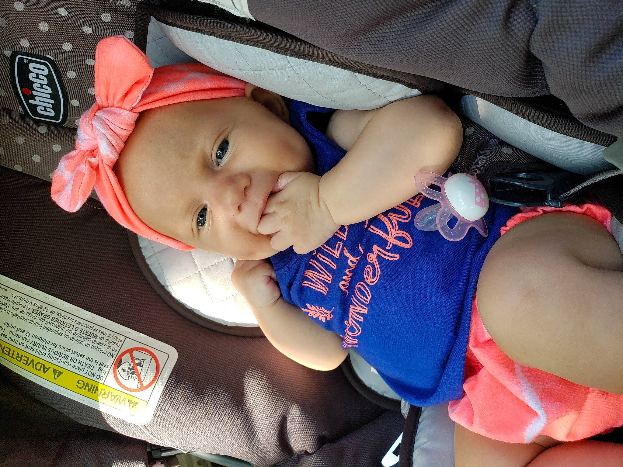 Kinleigh is registered to the contest to win money with this photo: baby, baby_carriage, baby_products, car_seat, child, headgear, headwear, person, product, toddler