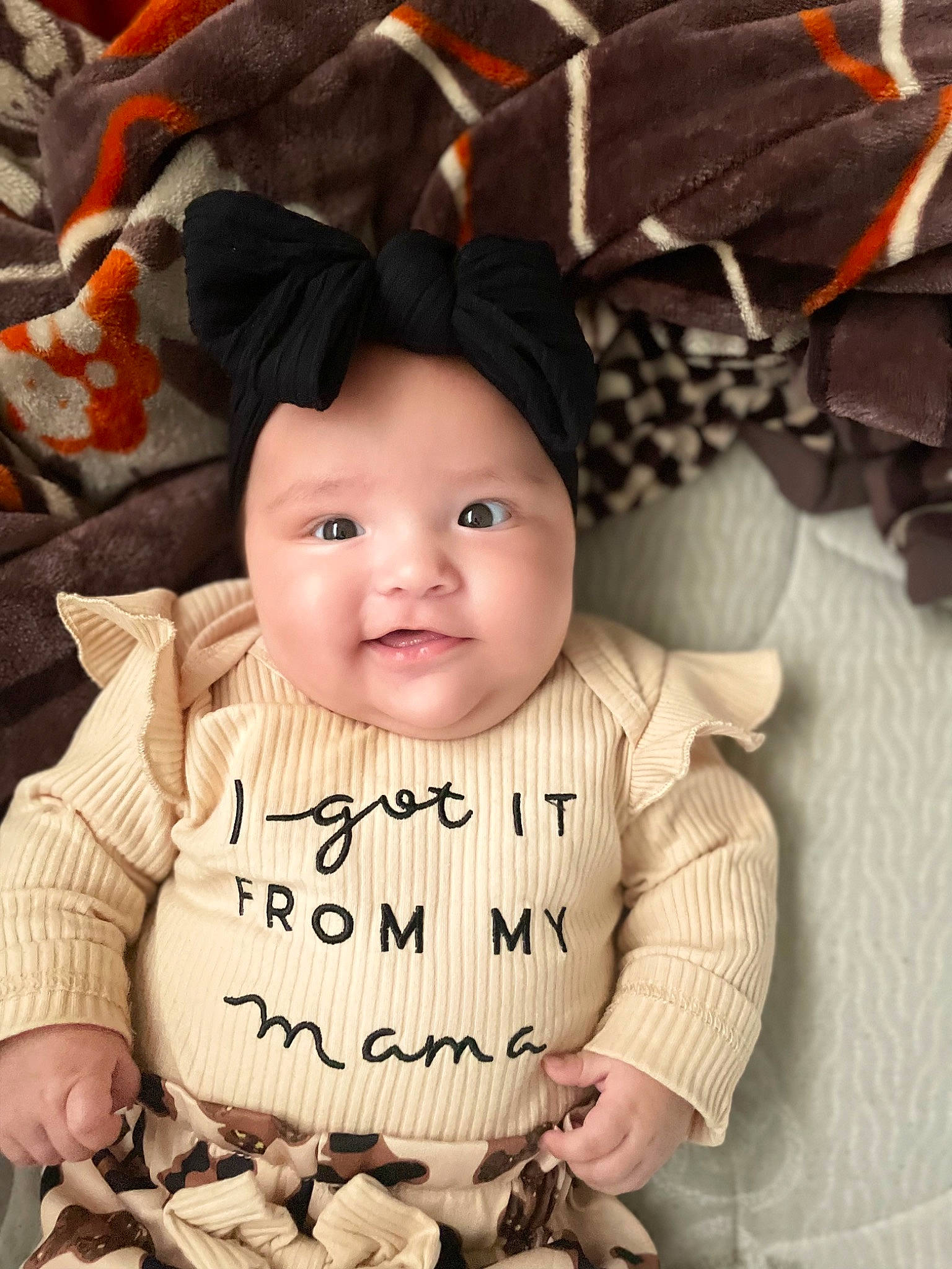 Ariyah is registered to the contest to win money with this photo: baby, baby_toddler_clothing, cap, cheek, child, cool, costume_hat, eye, face, fashion_accessory, happy, head, headgear, pattern, person, photograph, smile, snapshot, sweetness, toddler