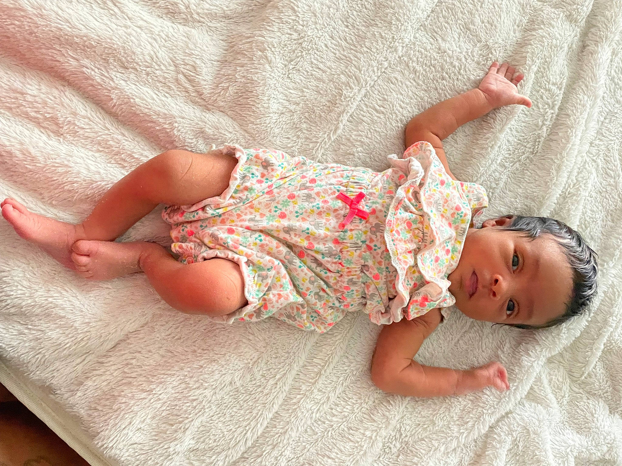 Anya is registered to the contest to win money with this photo: baby, baby_sleeping, baby_toddler_clothing, comfort, eye, finger, hand, head, headgear, human_body, human_leg, leg, linens, pattern, person, pink, skin, sleeve, sock, thigh