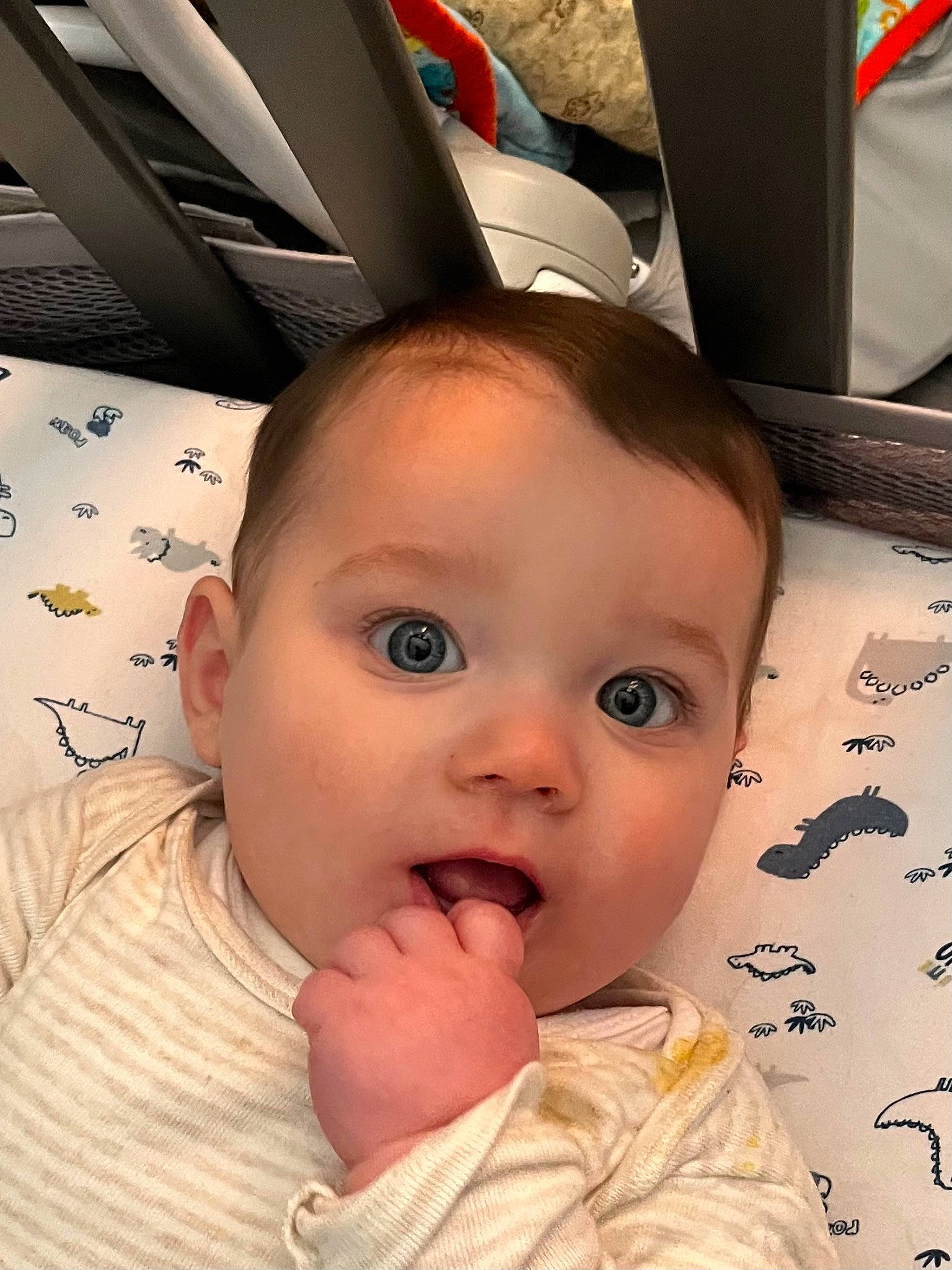 Casey joined the competition — help win amazing prizes! baby, baby_toddler_clothing, cheek, chin, ear, eye, eyebrow, eyelash, face, finger, forehead, gesture, happy, head, iris, lip, mouth, nose, person, skin
