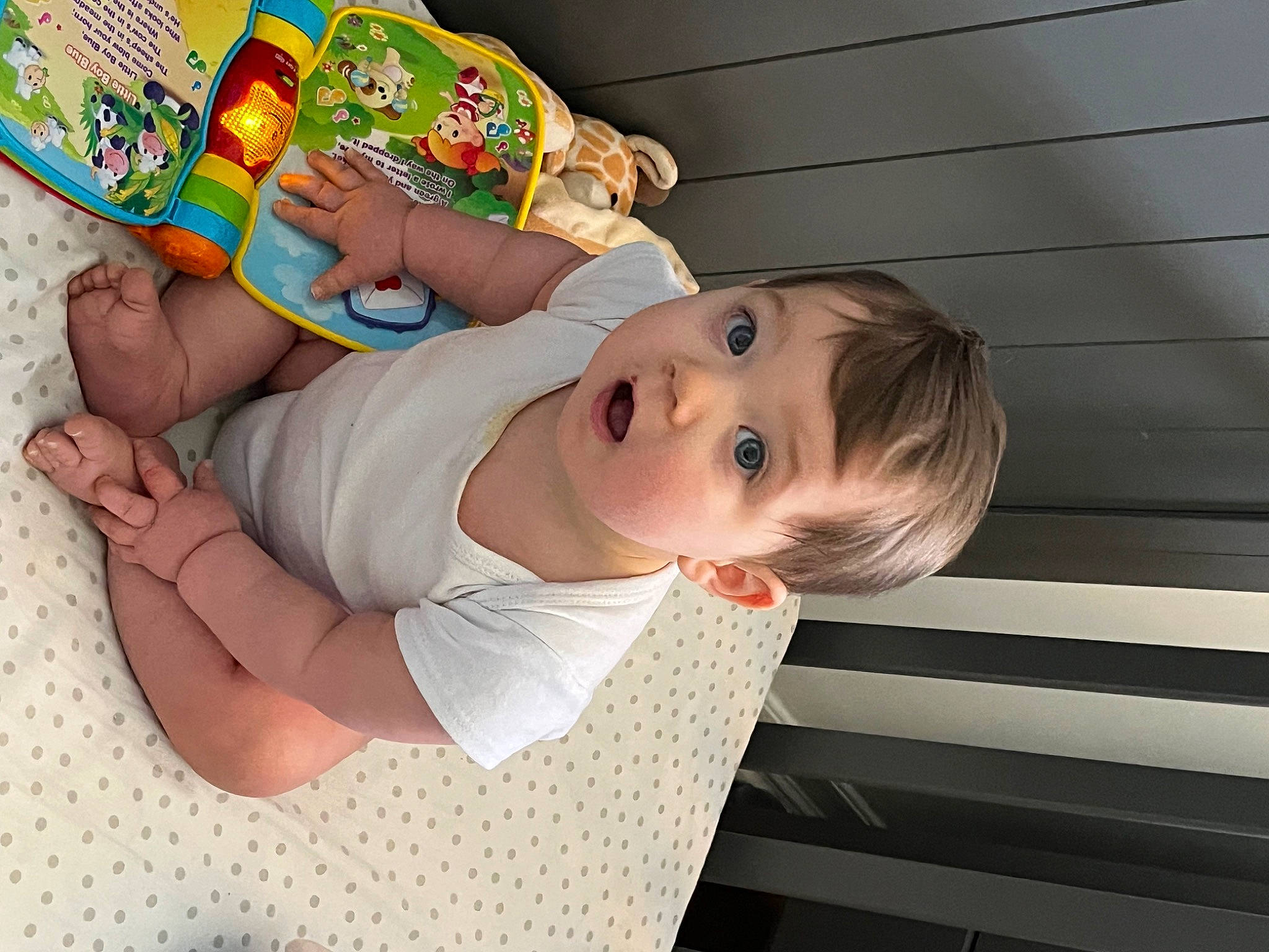 Casey joined the competition — help win amazing prizes! abdomen, baby, baby_products, baby_toddler_clothing, chest, child, comfort, diaper, elbow, foot, fun, happy, person, smile, stomach, surprise, thigh, toddler, wood