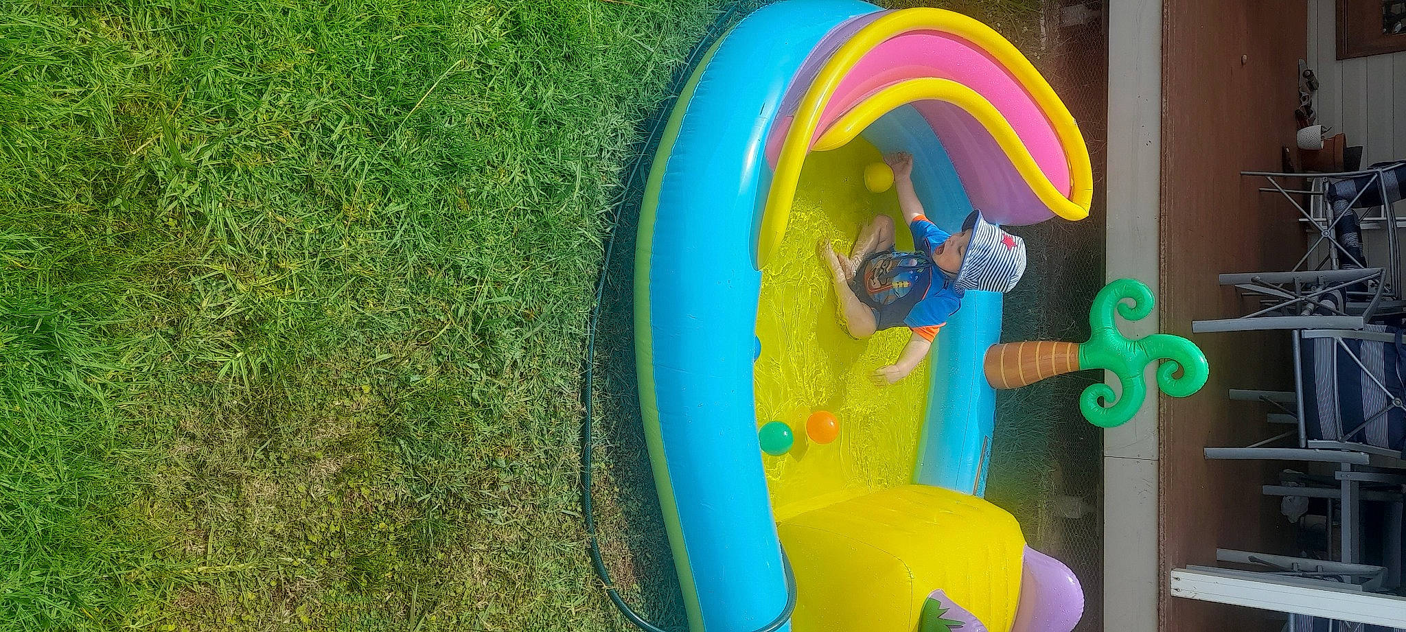 Tiger joined the competition — help win amazing prizes! child, chute, circle, city, electric_blue, fun, games, grass, headwear, inflatable, leisure, outdoor_play_equipment, person, plastic, play, playground, recreation, toddler