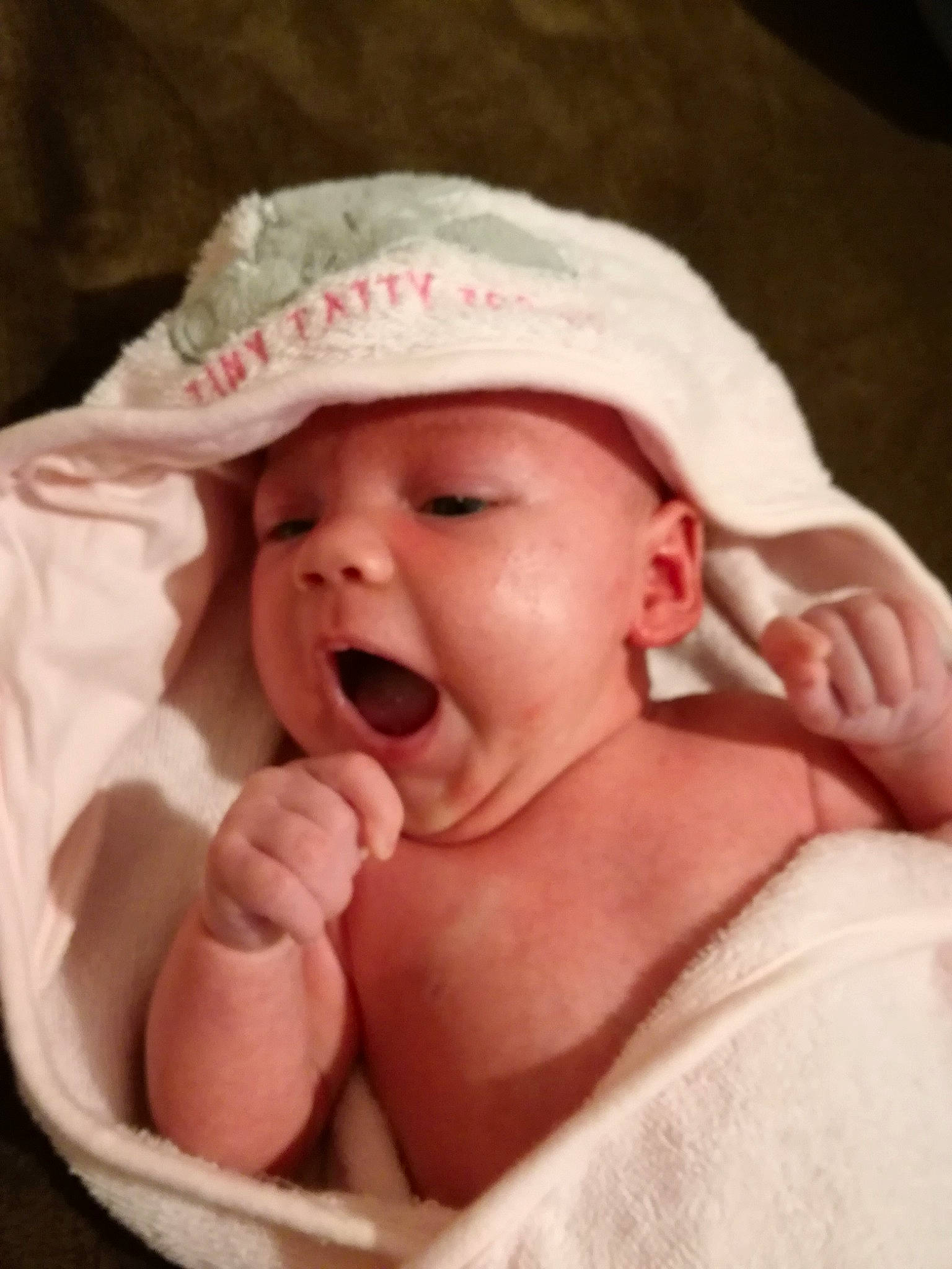 Daria Ioana joined the competition — help win amazing prizes! cheek, child, childbirth, finger, hand, headwear, infant, laughter, lip, mouth, nose, person, product, yawn