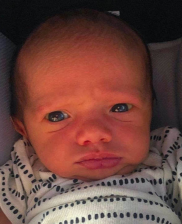 Noah is registered to the contest to win money with this photo: baby, cheek, child, chin, close_up, ear, eye, eyebrow, eyelash, face, forehead, head, iris, jaw, lip, mouth, nose, person, skin, smile