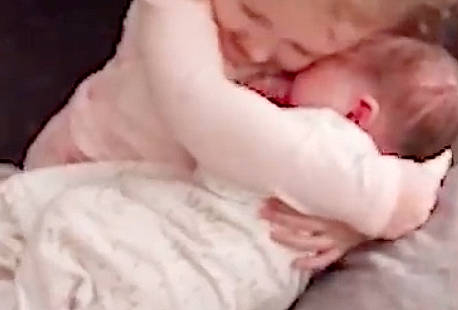 Arayah joined the competition — help win amazing prizes! baby, bedtime, birth, blond, cheek, child, childbirth, finger, furniture, hand, human, leg, mouth, muscle, nap, person, pink, product, skin, sleep