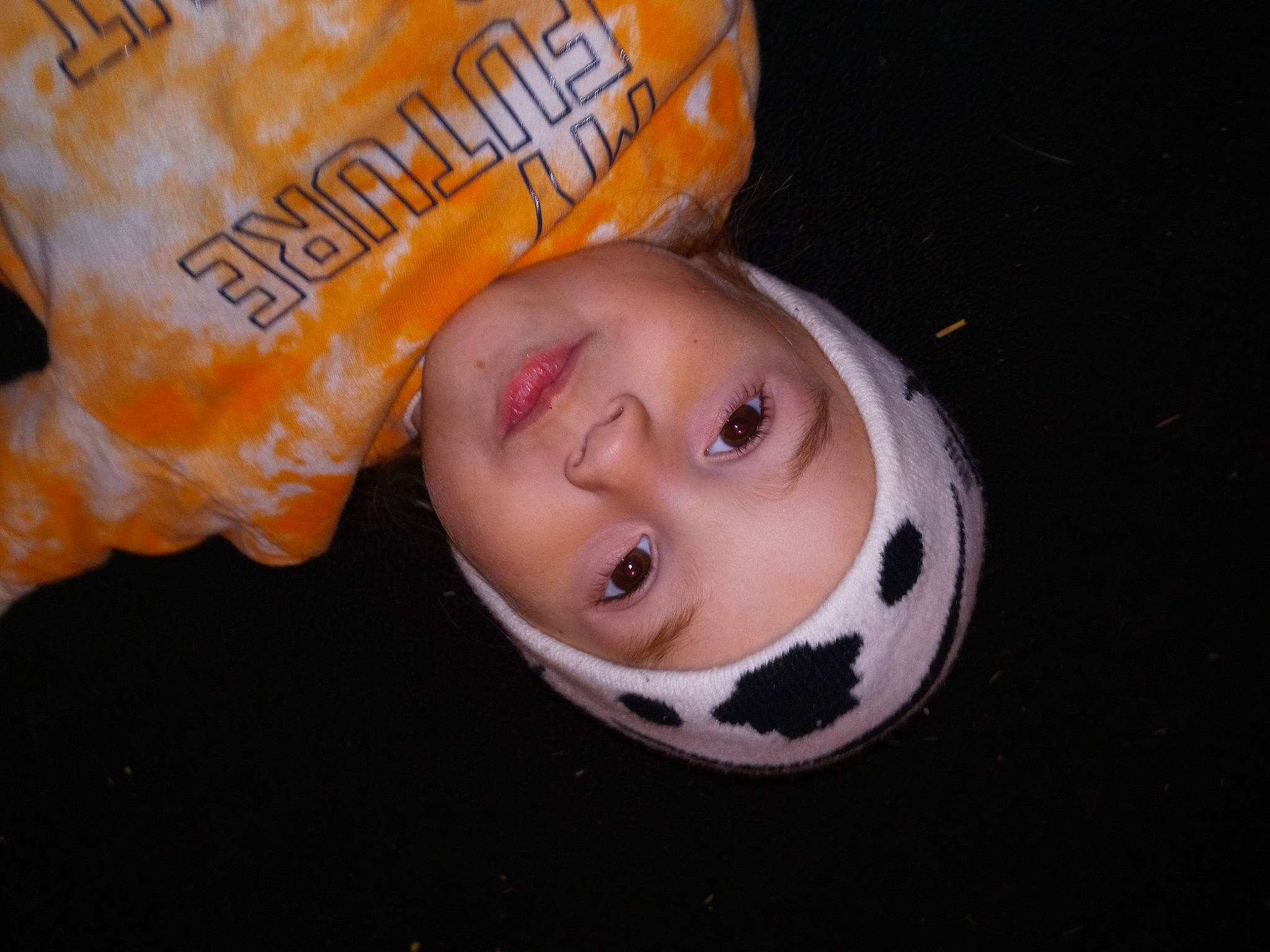 Jared is registered to the contest to win money with this photo: cheek, child, circle, eyebrow, eyelash, font, fun, happy, headwear, person, smile, toddler