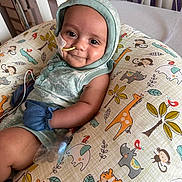 Atlas is registered to the contest to win money with this photo: architecture, baby, bed, bodypart, building, clothing, crib, cushion, face, finger, furniture, hand, hat, head, homedecor, hospital, infantbed, person, photography, portrait