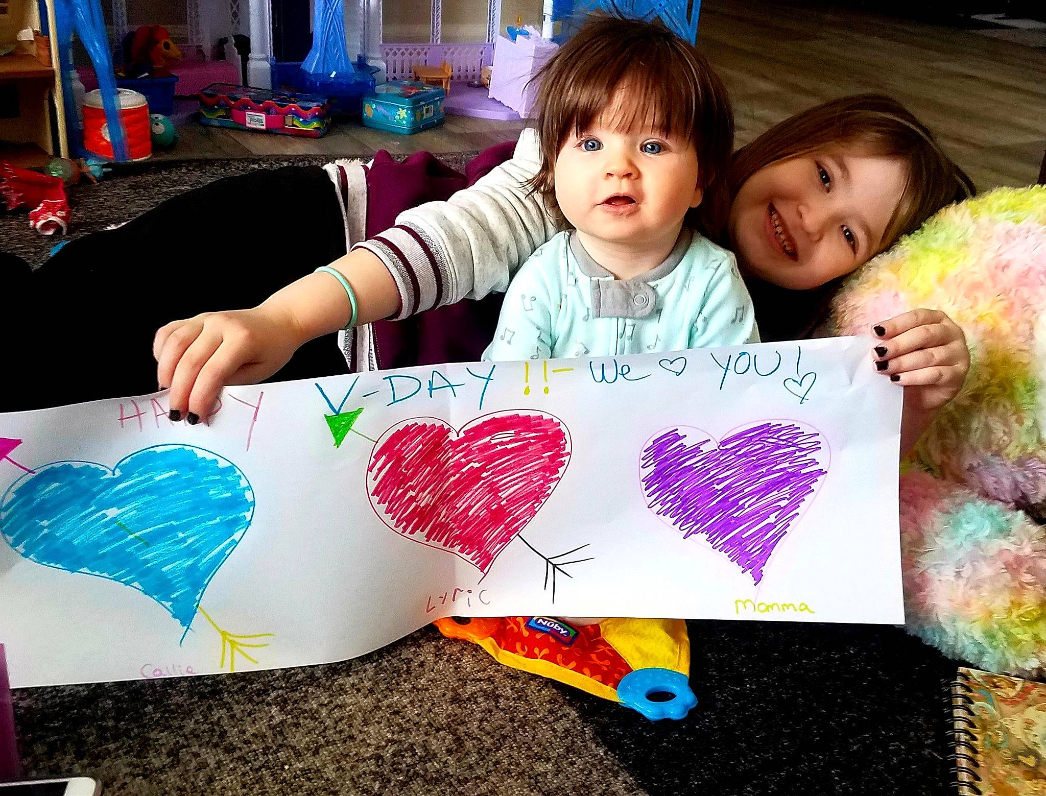 Callie joined the competition — help win amazing prizes! art, child, finger, fun, hand, happy, human_body, illustration, joy, leisure, linens, magenta, pattern, person, pink, play, room, smile, t_shirt, textile