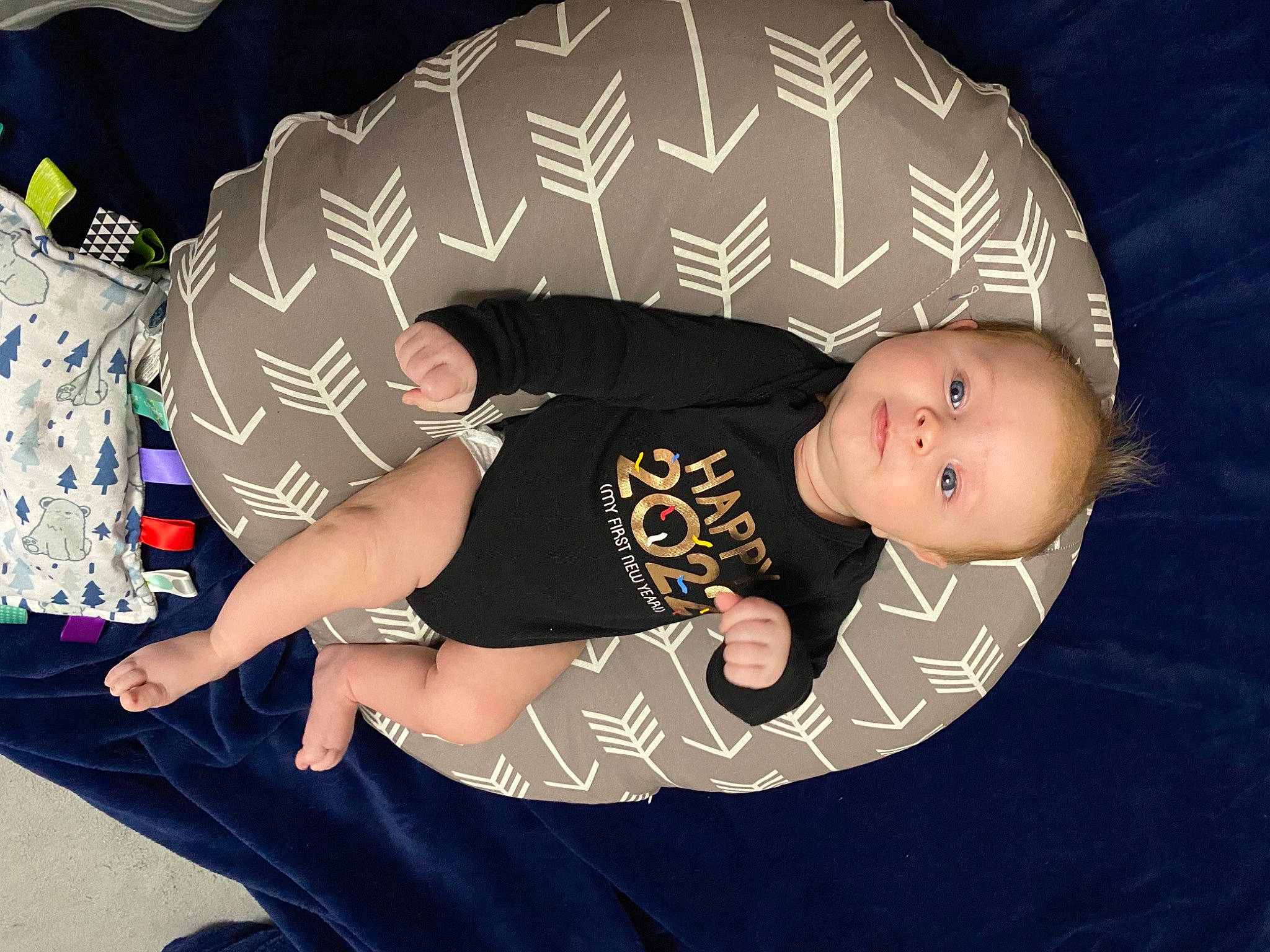 Blaise joined the competition — help win amazing prizes! baby, baby_products, baby_toddler_clothing, child, comfort, elbow, finger, flash_photography, font, fun, happy, leg, pattern, person, product, sitting, sleeve, t_shirt, thigh, toddler