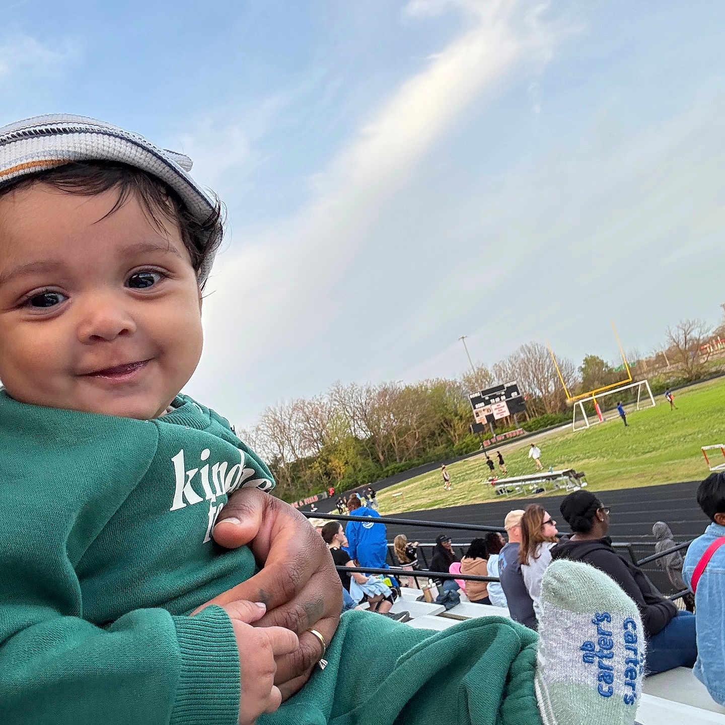 France joined the competition — help win amazing prizes! accessories, adult, baby, bodypart, face, finger, grass, hand, head, male, man, nature, outdoors, park, people, person, photography, plant, portrait, sitting