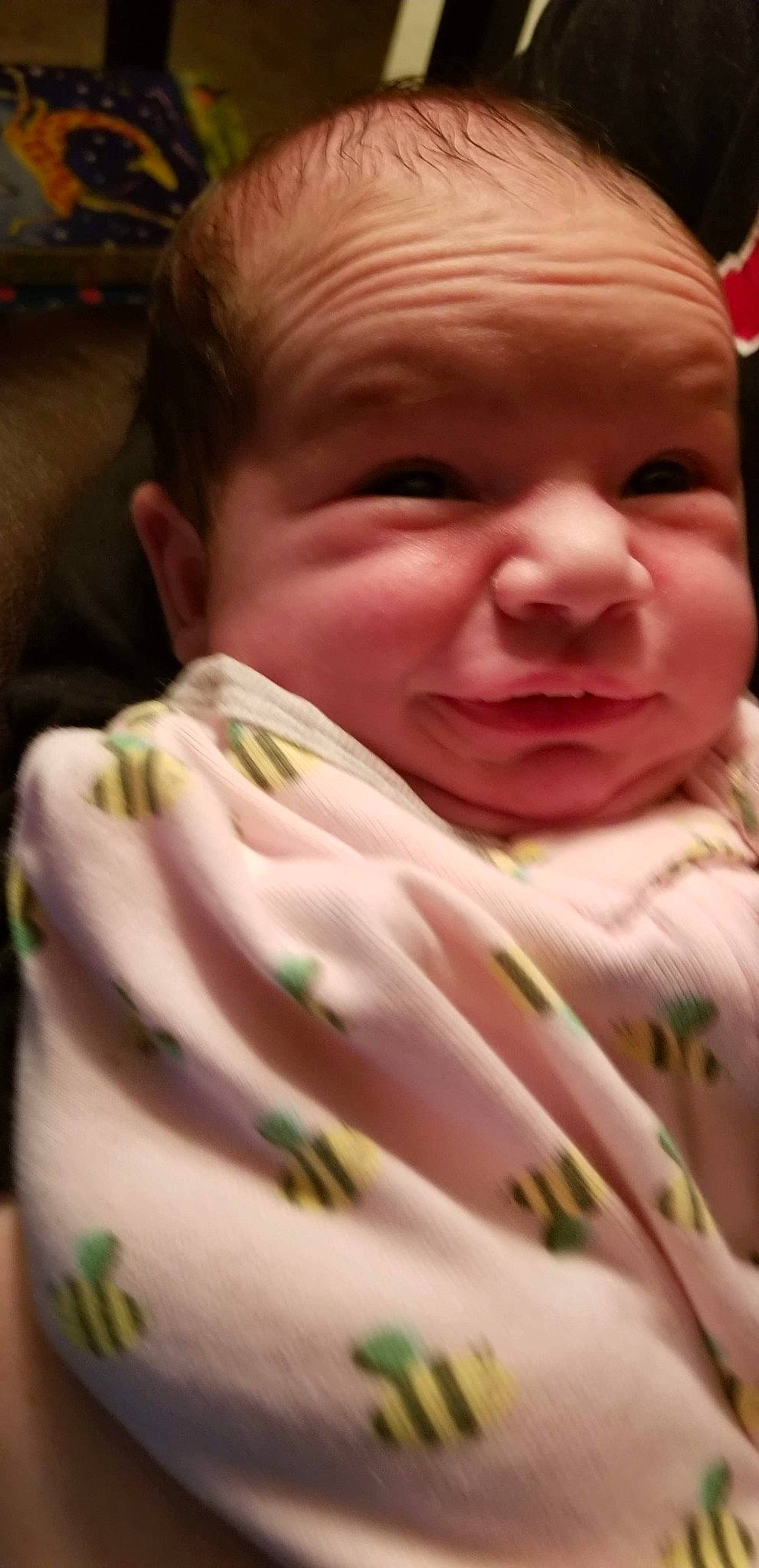 Adilynn joined the competition — help win amazing prizes! baby, cheek, child, close_up, ear, eye, face, facial_expression, forehead, head, lip, mouth, nose, person, skin, smile, toddler