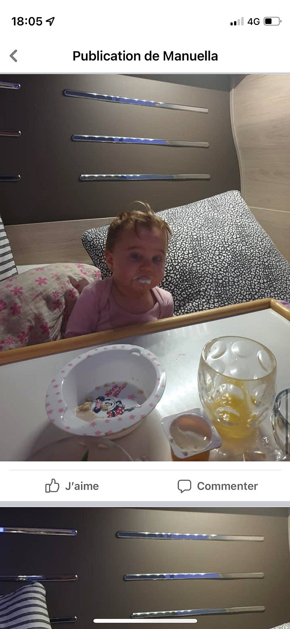 Sïana participe au concours pour gagner de l'argent avec cette photo : baby, comfort, cooking, cup, dishware, drink, drinkware, flooring, glass, linens, person, plate, platter, porcelain, room, saucer, serveware, tableware, teacup, toddler